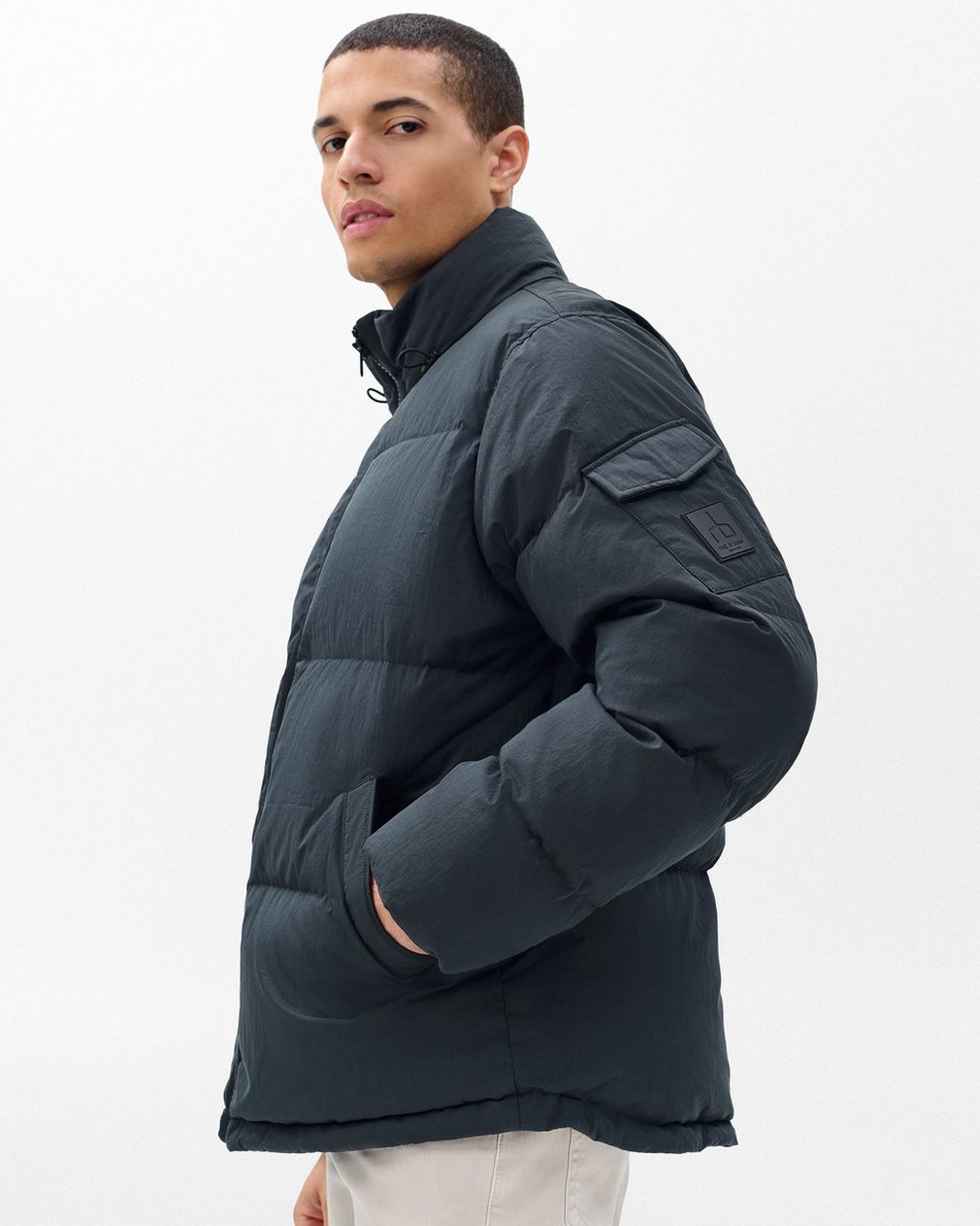 Daniel Down Jacket - Black - Image 4