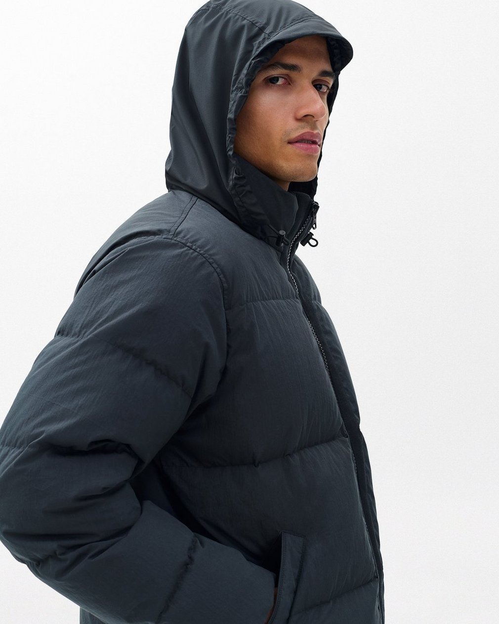 Daniel Down Jacket - Black - Image 5