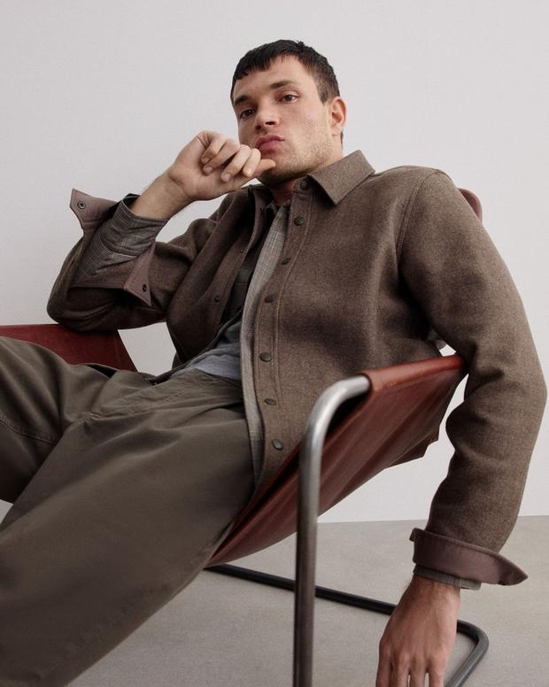 Chelsea Shirt Jacket - Brown - Image 8