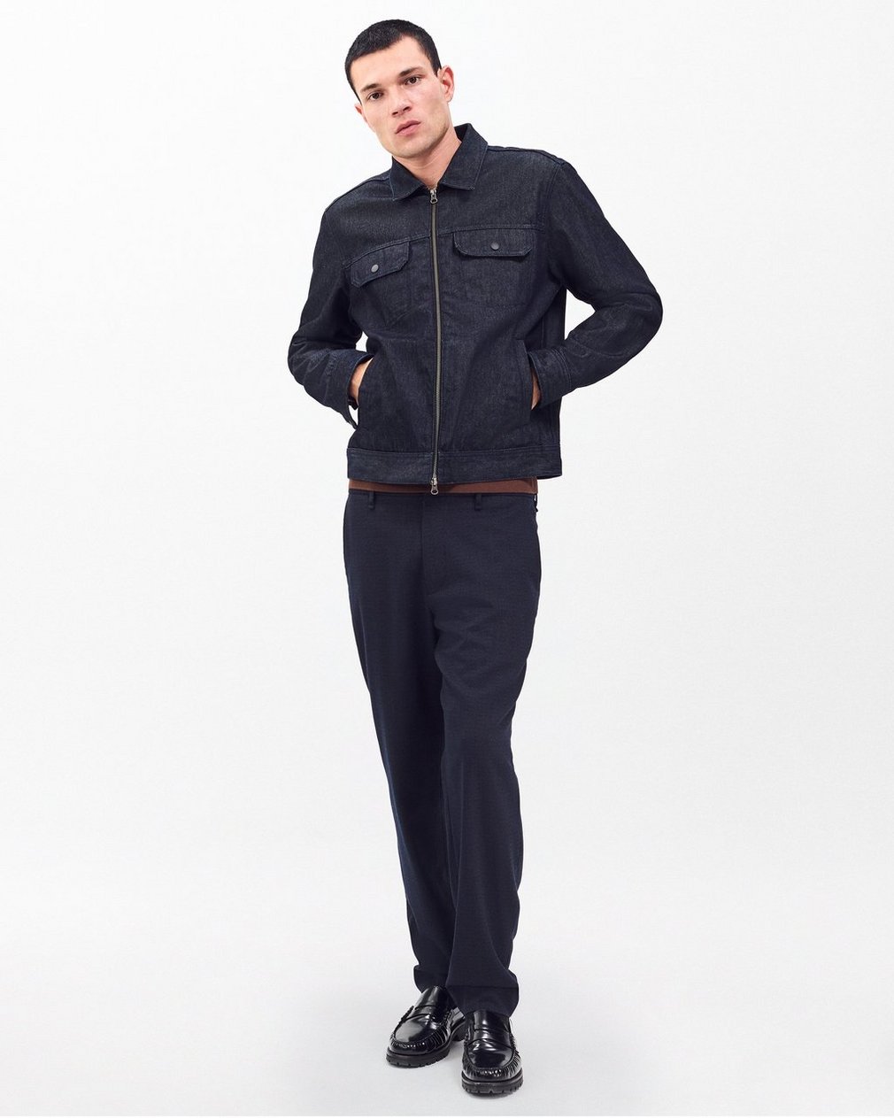 Beau Denim Trucker Jacket - Resin Rinse - Image 2