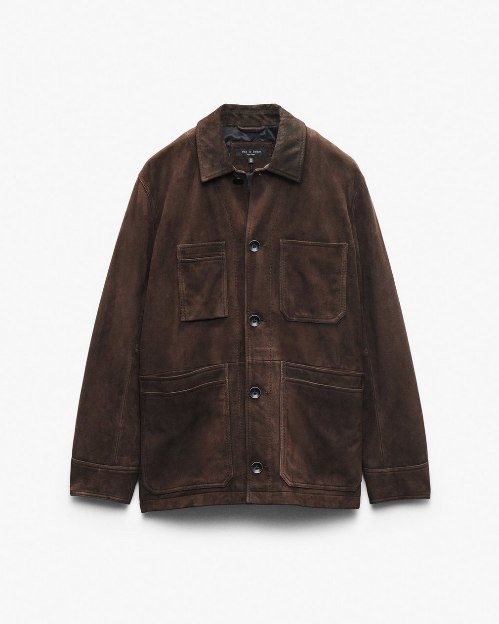 Graham Suede Chore Jacket - Brown - Image 2