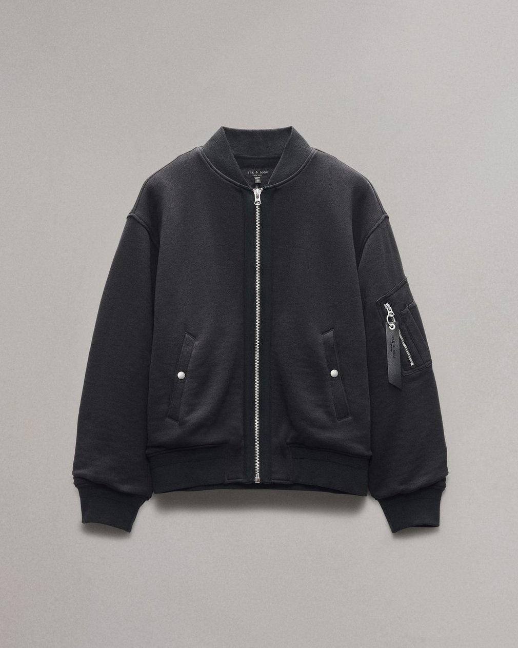 Manston Bomber Jacket - Black - Image 2