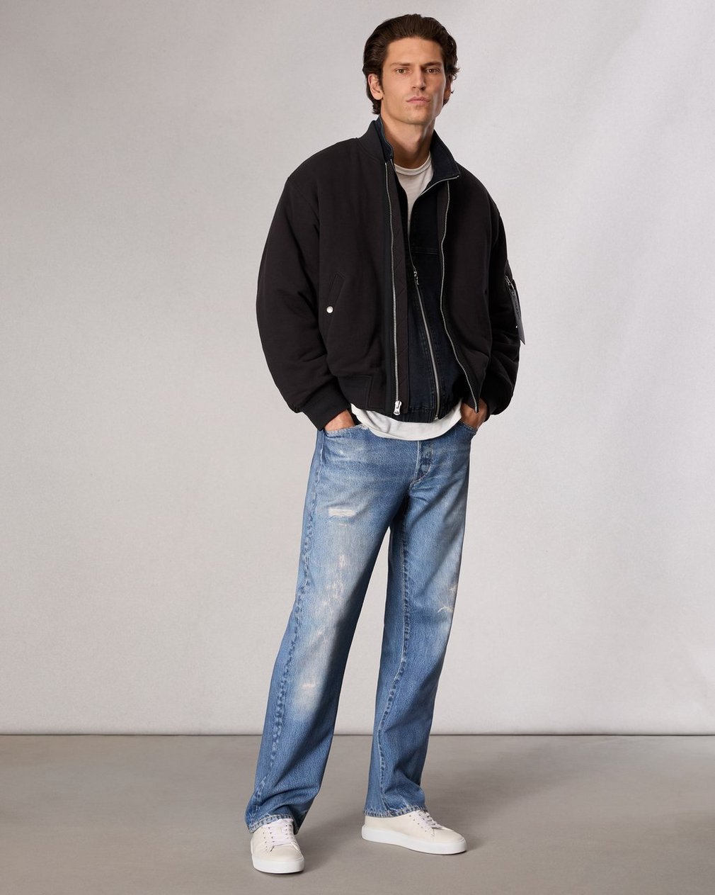 Manston Bomber Jacket - Black - Image 7