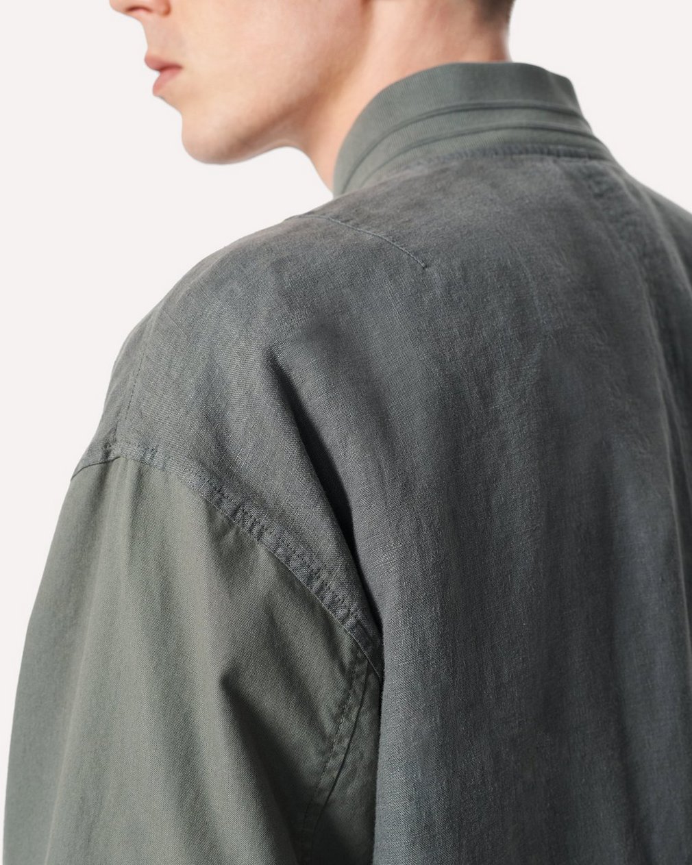 Leo Linen Souvenir Jacket - Pavement - Image 5