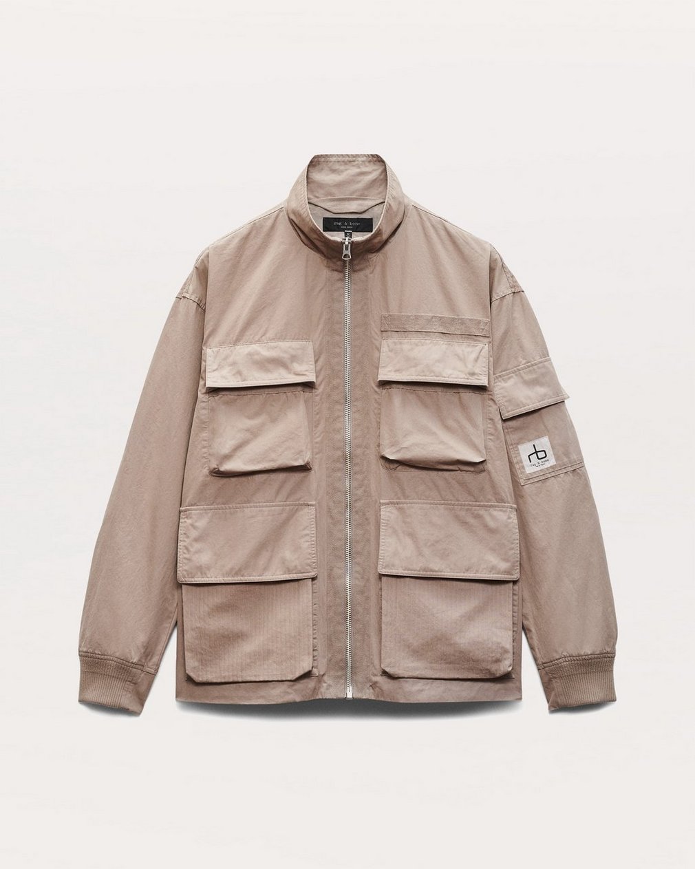 Ashland Cotton Utility Jacket - Elephant Grey - Image 2