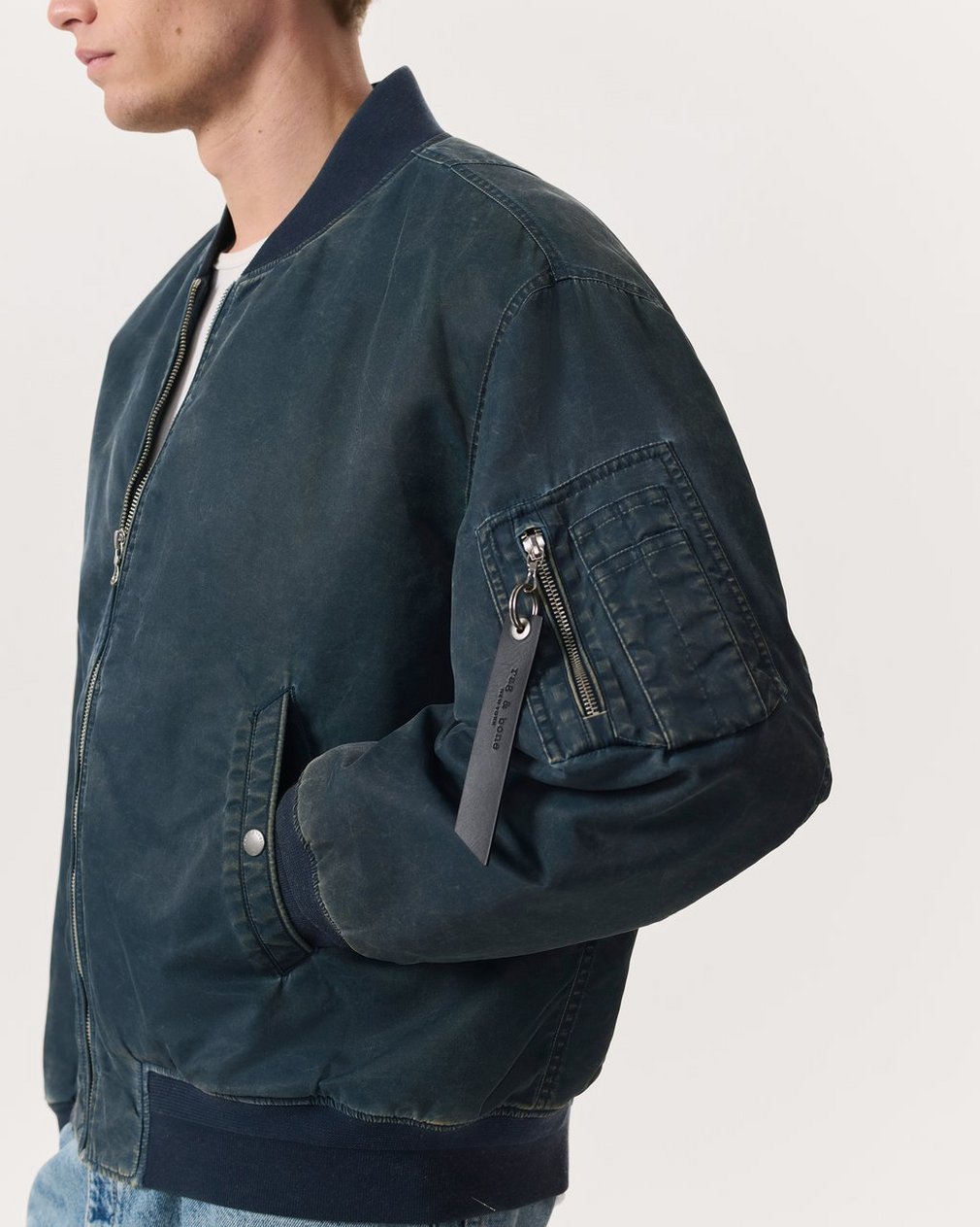 Manston Relaxed Fit Bomber Jacket - Salute - Image 3