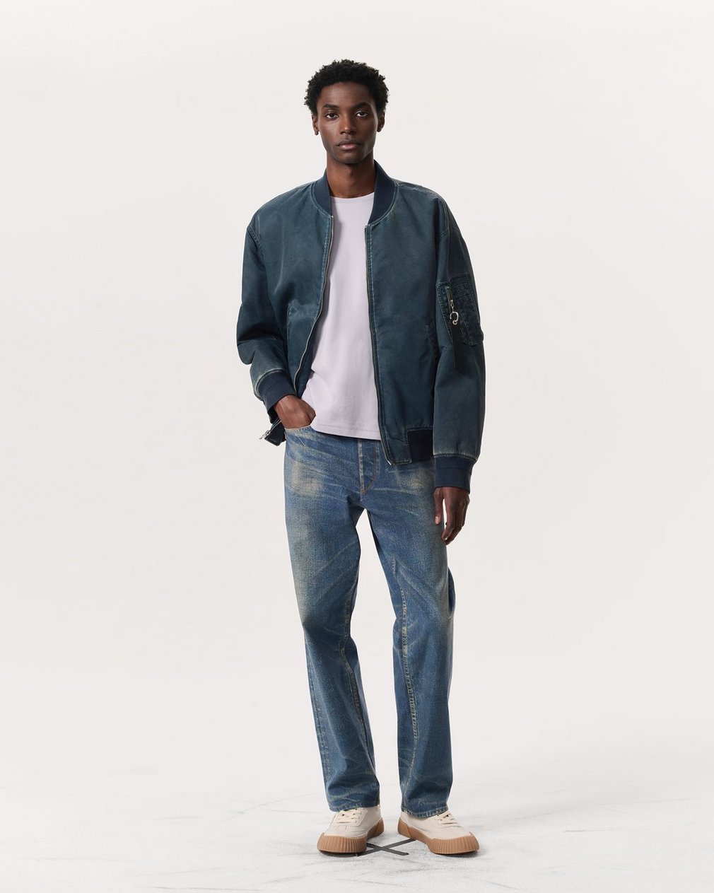 Manston Relaxed Fit Bomber Jacket - Salute - Image 7