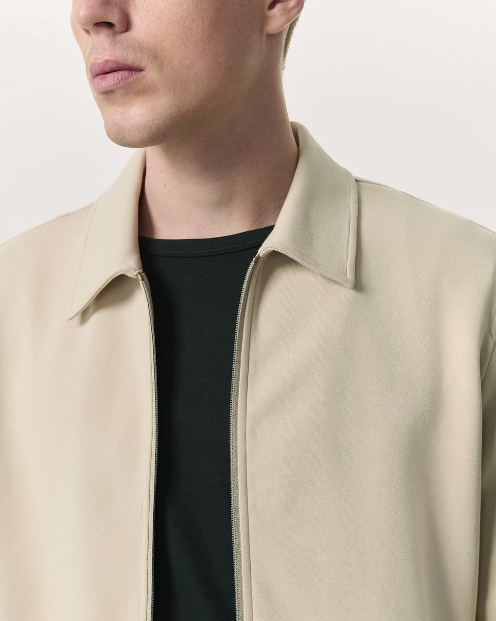 Melrose Tech Ponte Jacket - Aged Taupe - Image 3