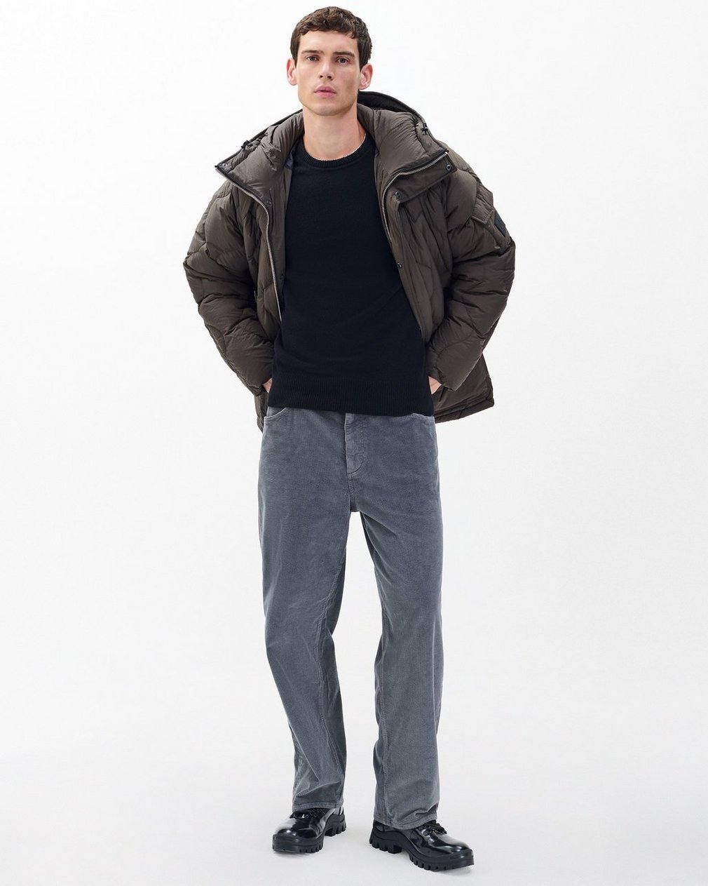 Declan Cashmere Sweater - Black - Image 3
