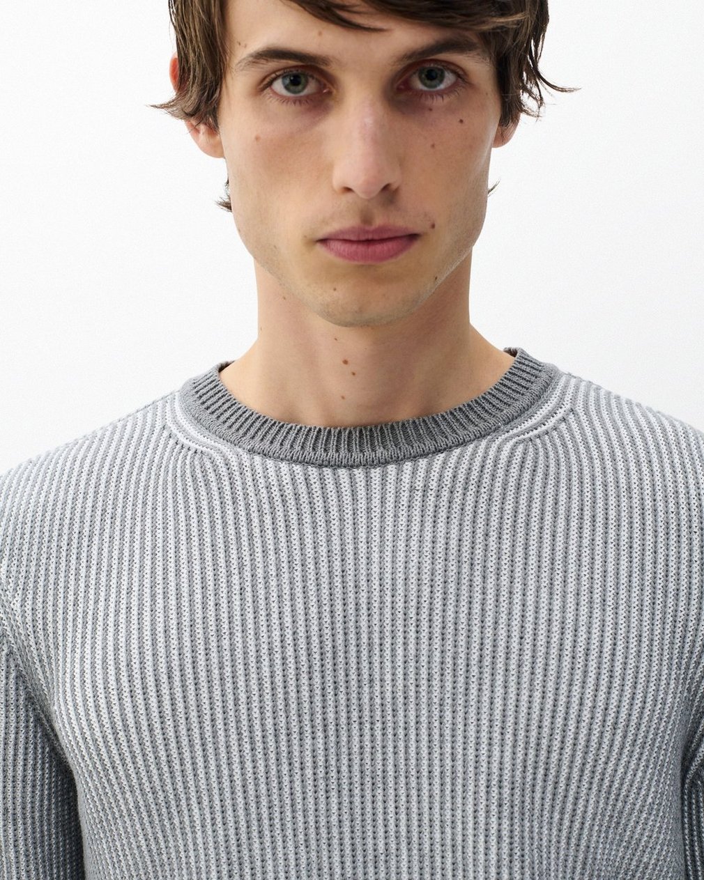 Simon Striped Sweater - Grey Multi - Image 5