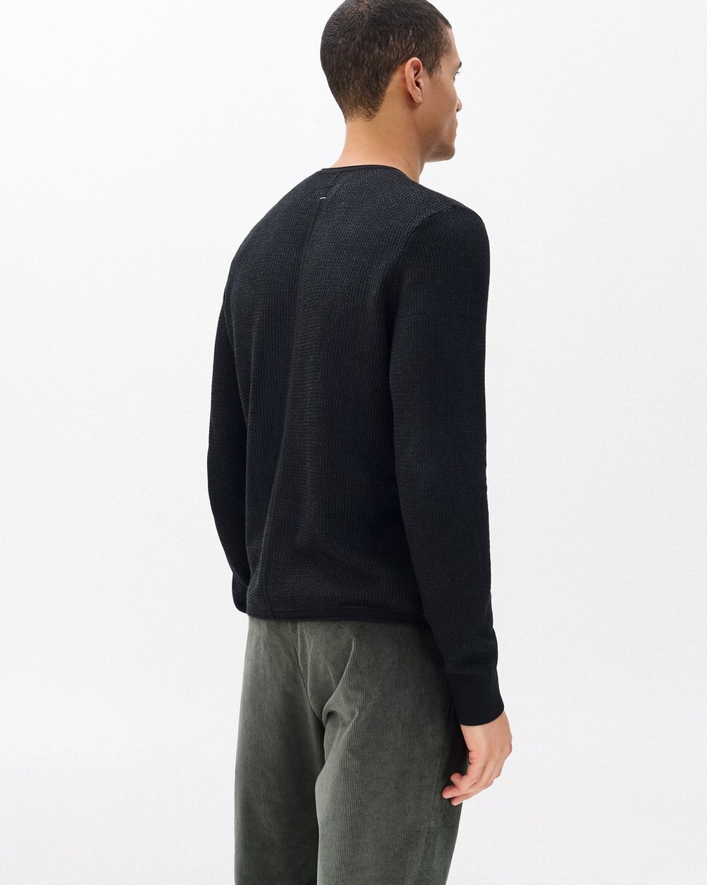 Gregory Crewneck Sweater - Black - Image 5