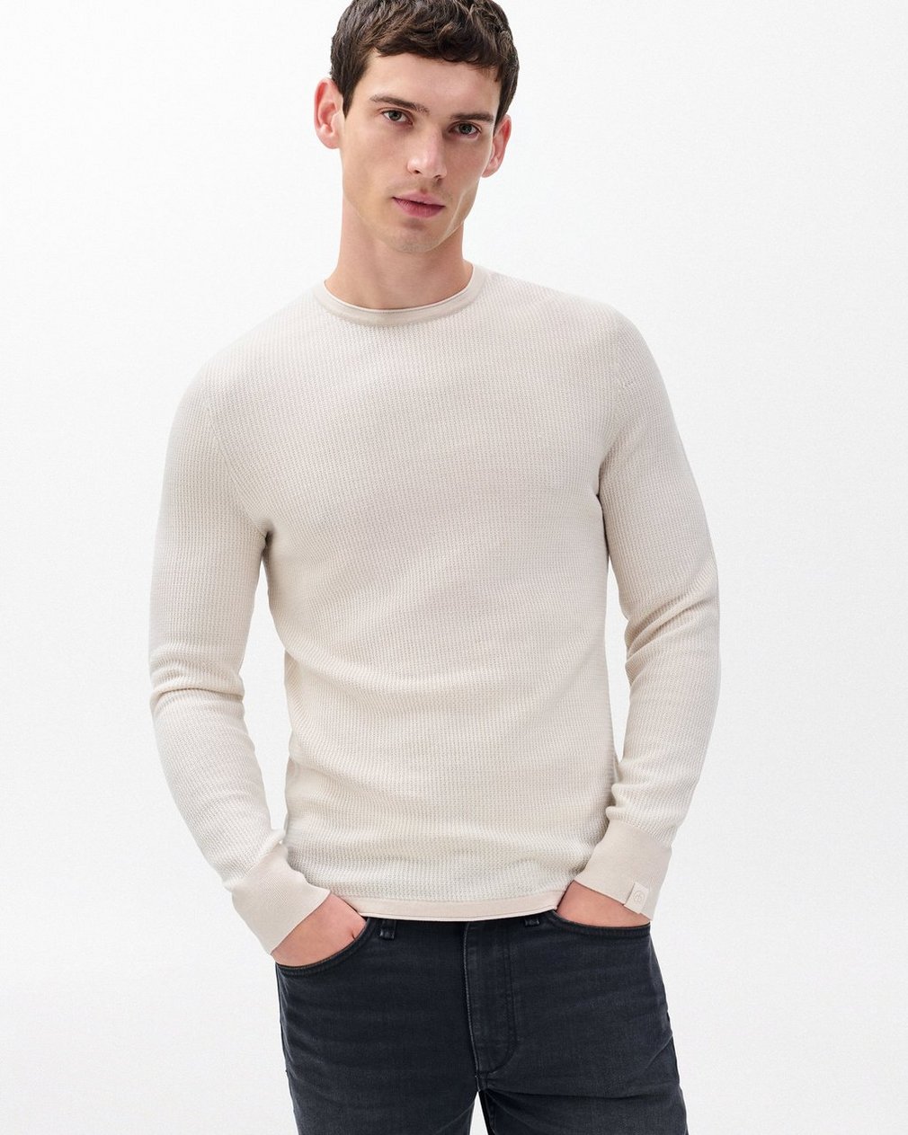 Gregory Crewneck Sweater - Desert Sand - Image 4