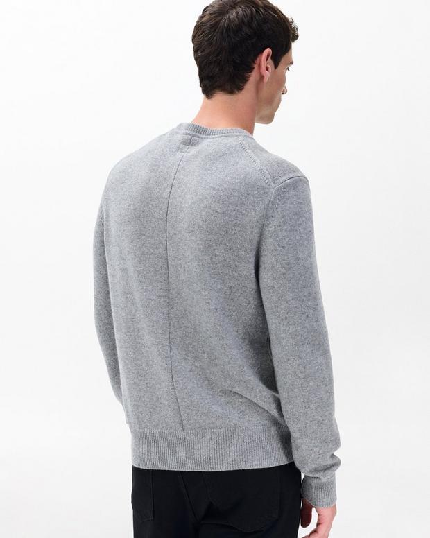 Declan Cashmere Sweater - Grey - Image 6