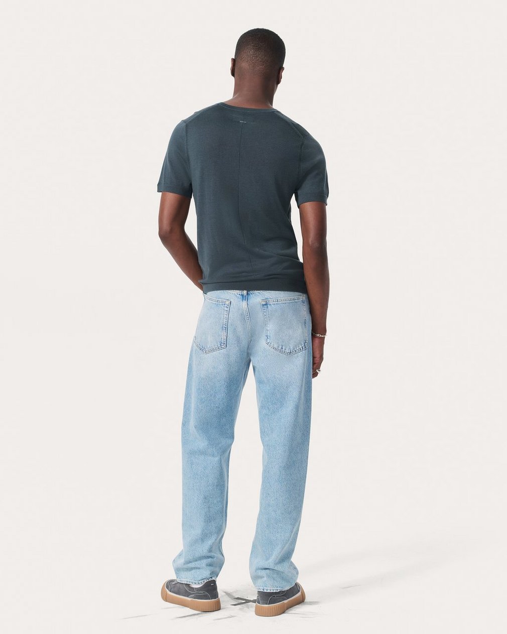 Aulton Sweater Tee - Grey - Image 6