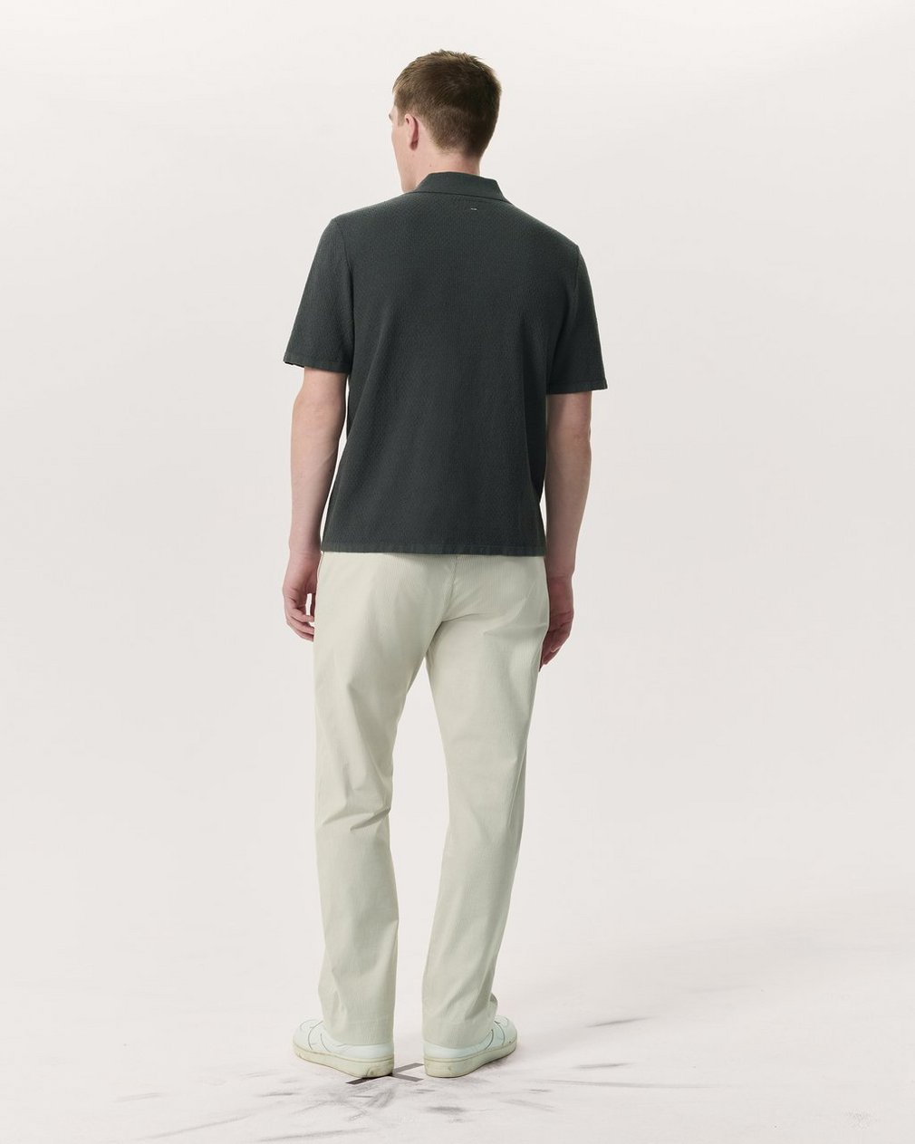 Avery Zig-Zag Zuma Knit Shirt - Dark Grey - Image 5