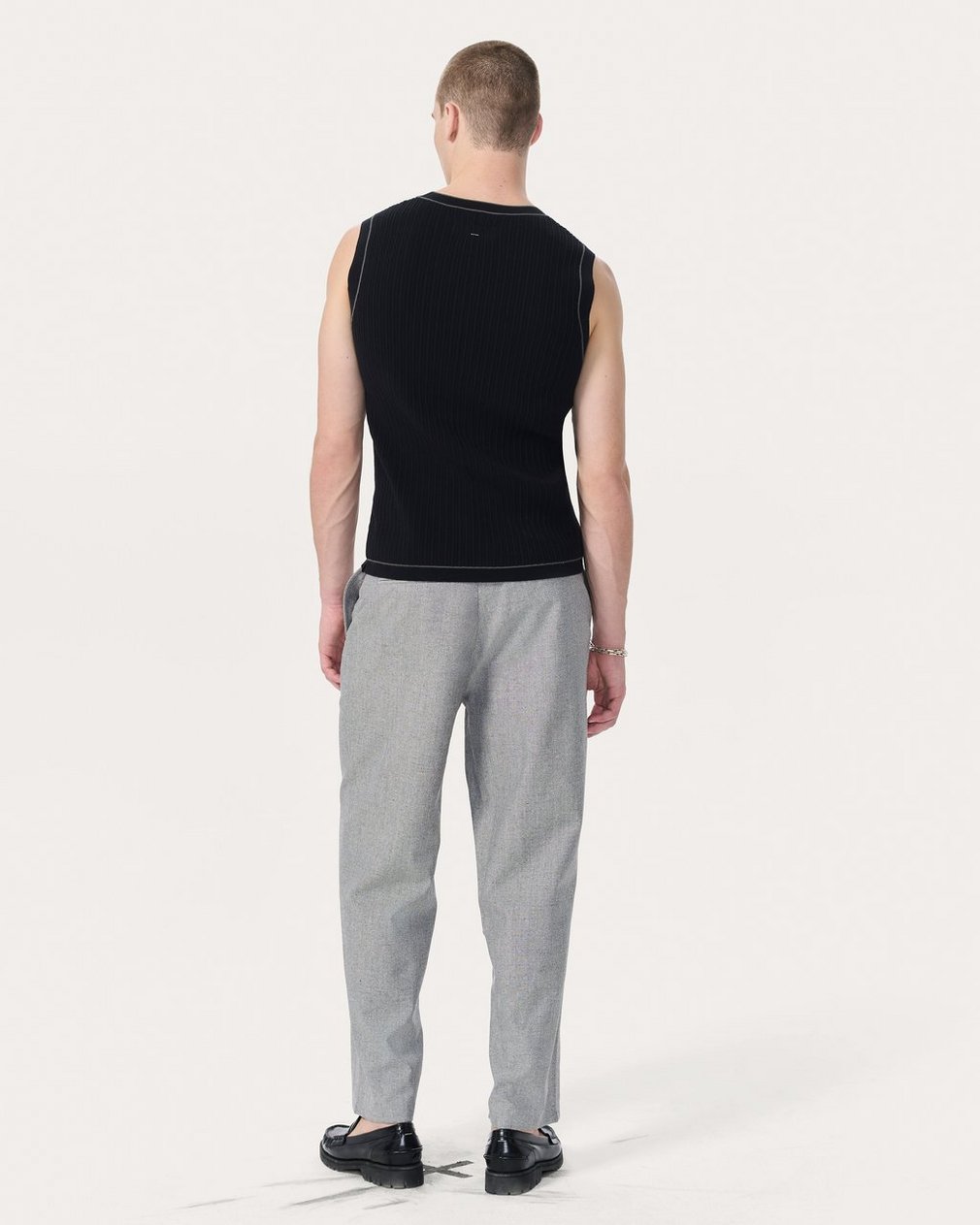 Sanford Knit Tank Top - Black - Image 7
