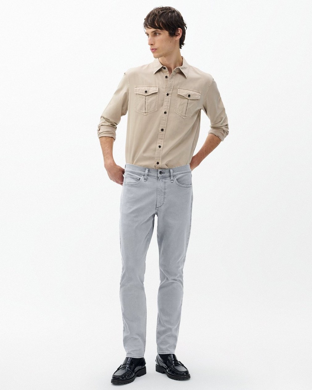 Finch Military Shirt - Light Metal - Image 2