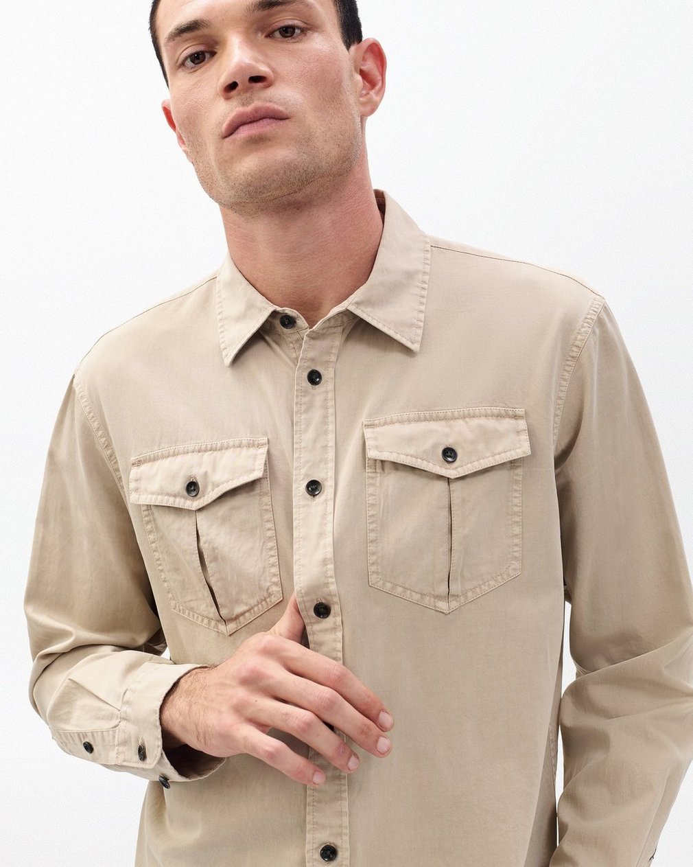 Finch Military Shirt - Light Metal - Image 5