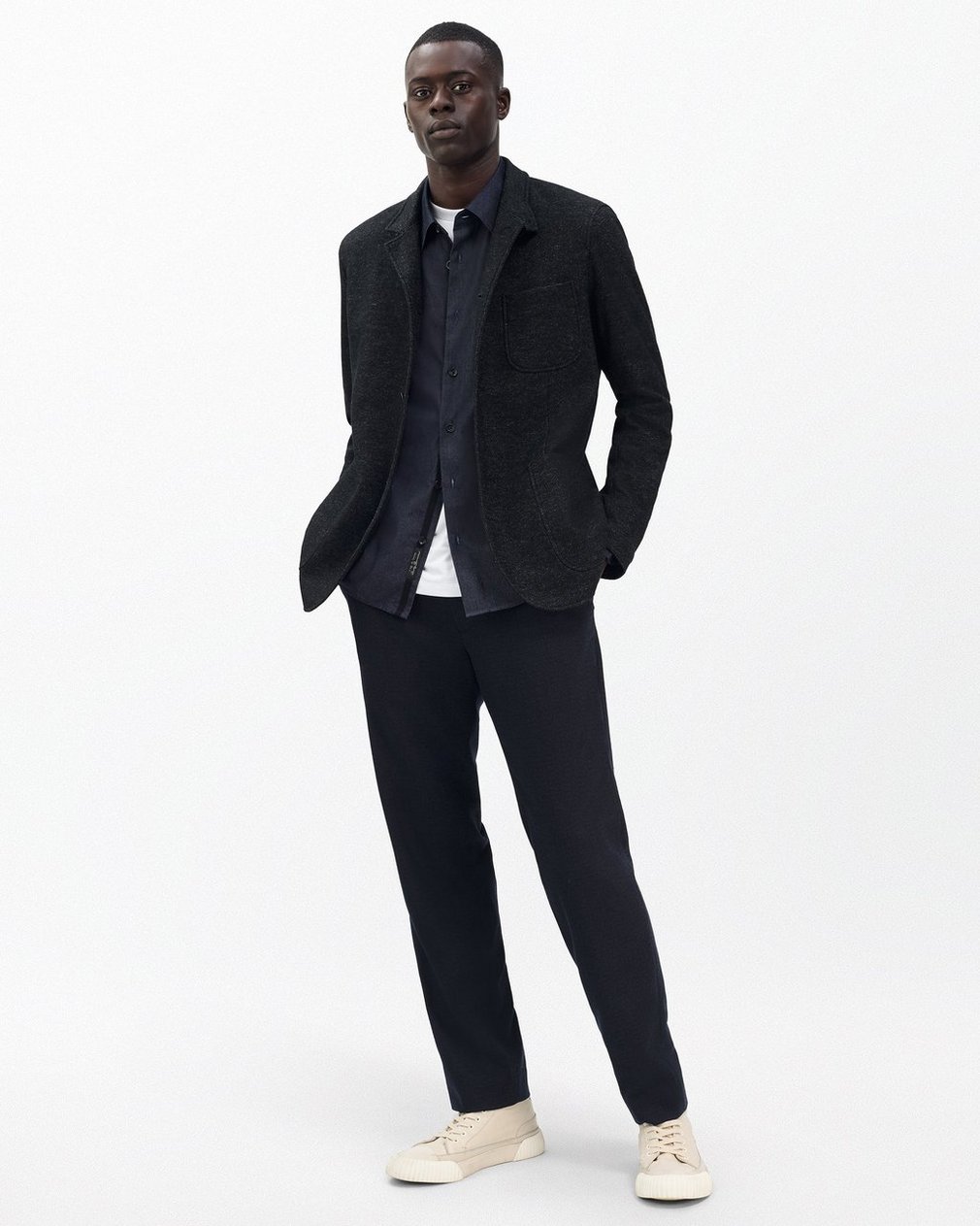 Dalton Japanese Denim Shirt - Indigo - Image 3
