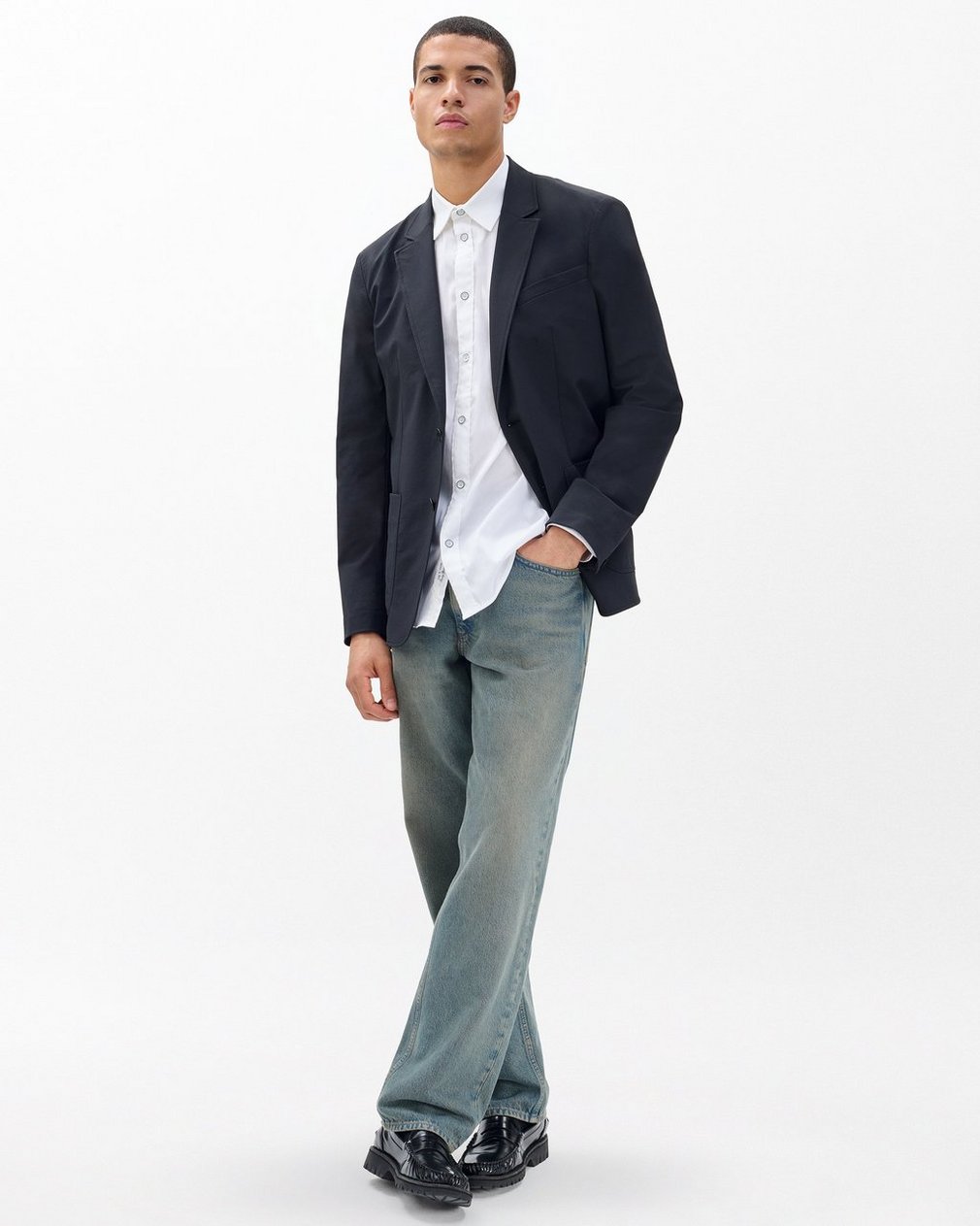 Patrick Poplin Shirt - White - Image 3