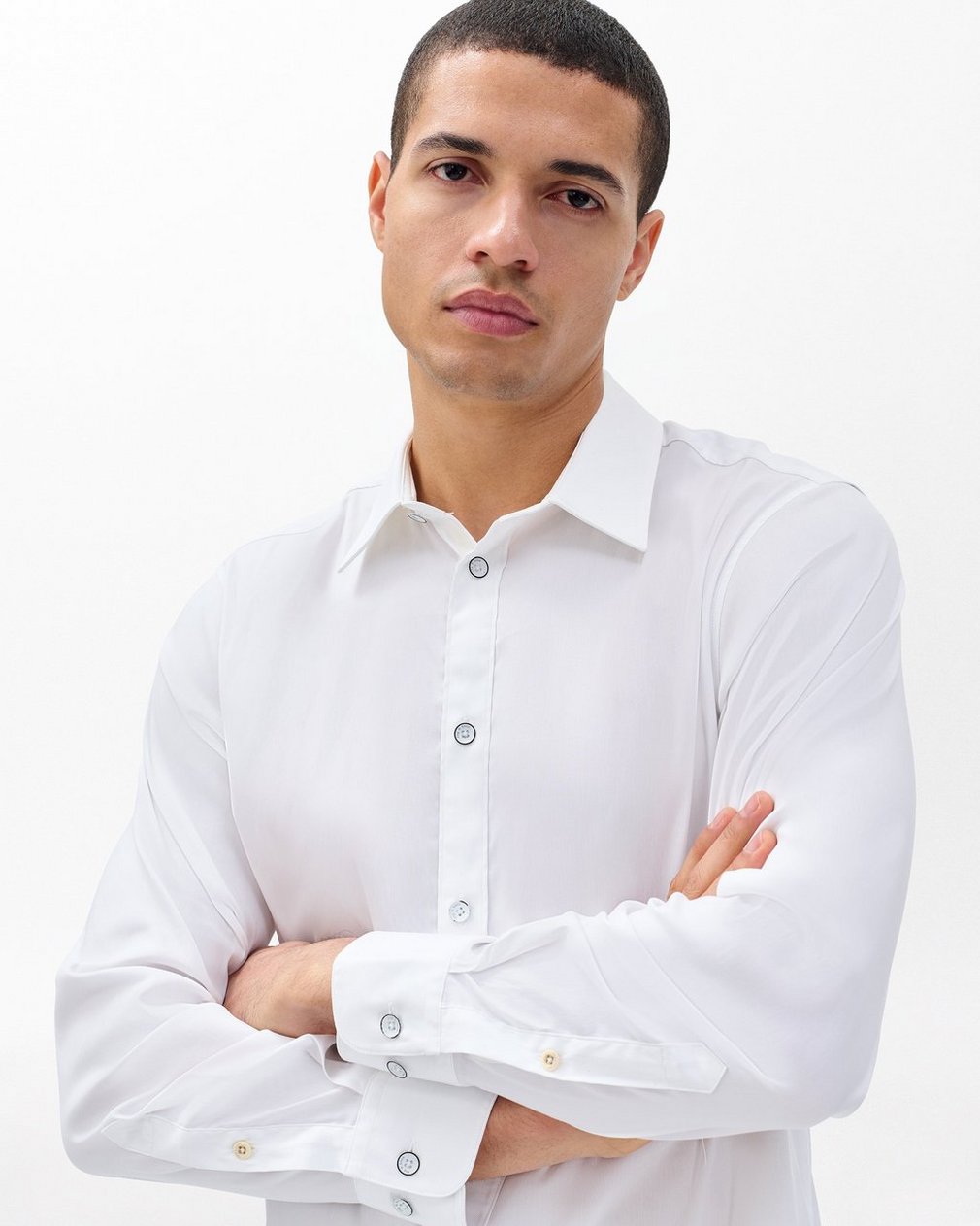 Patrick Poplin Shirt - White - Image 4