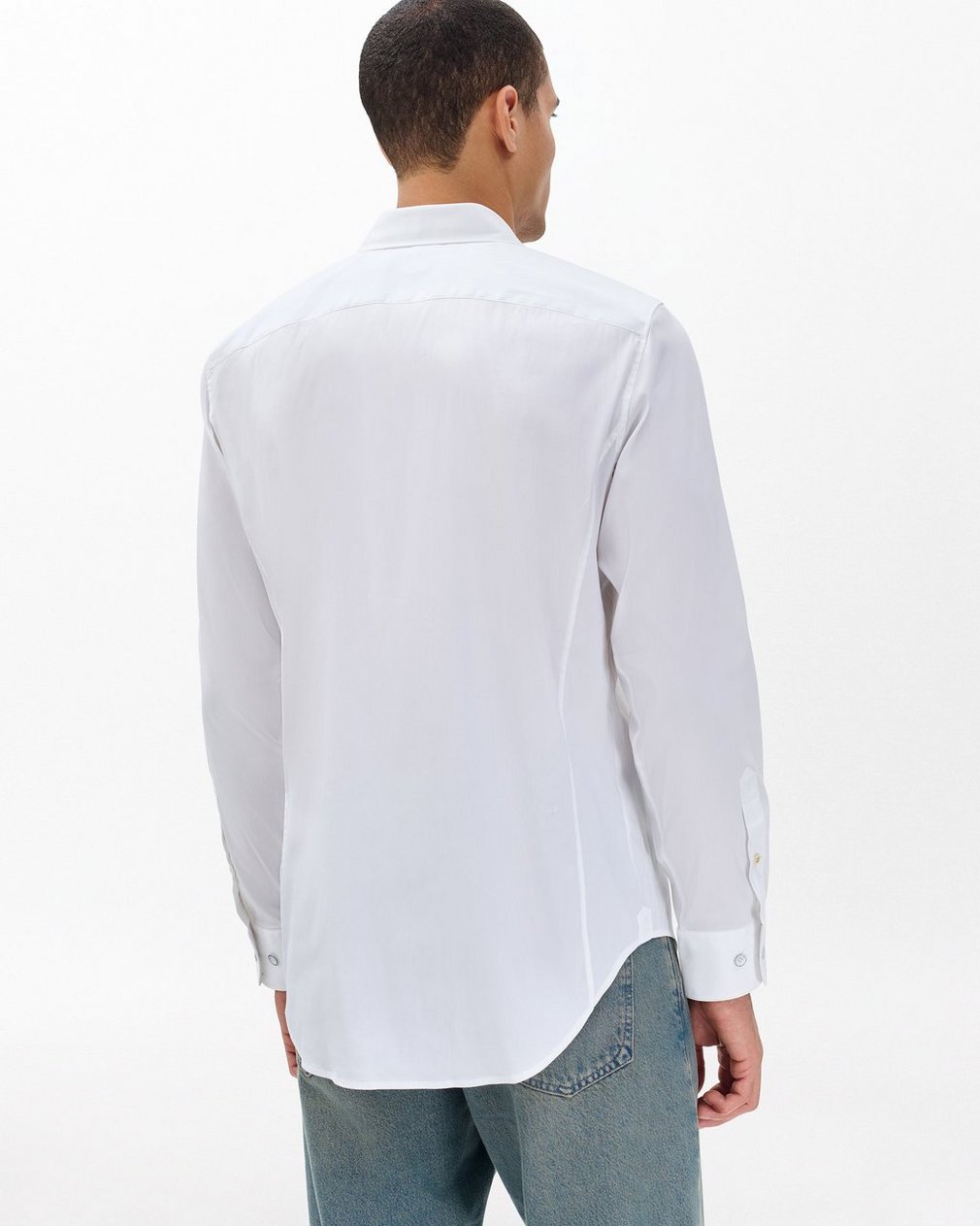 Patrick Poplin Shirt - White - Image 6