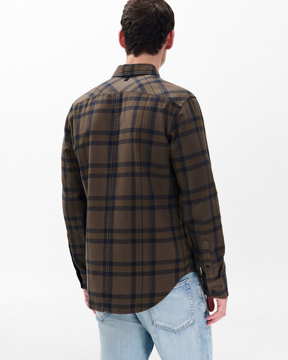 Tomlin Plaid Flannel Shirt - Stonewall - Image 6