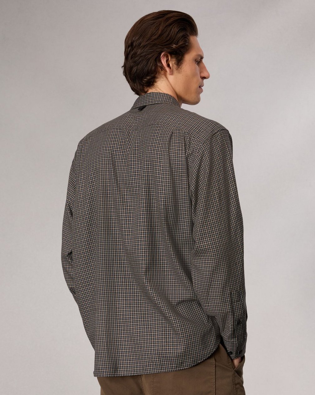 Matthew Plaid Shirt - Green Plai - Image 5