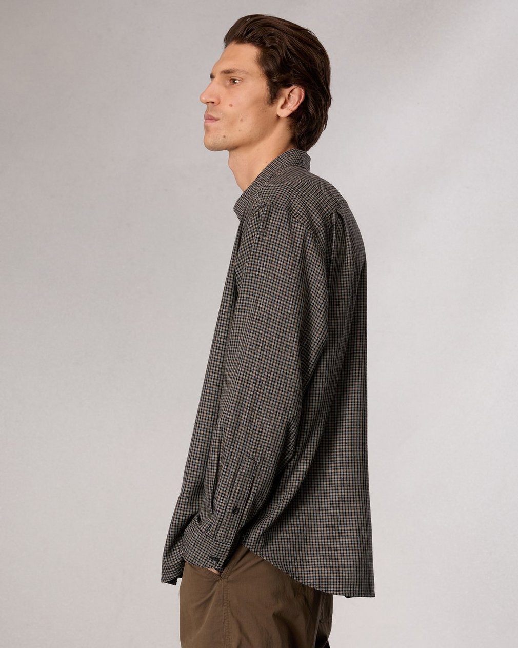 Matthew Plaid Shirt - Green Plai - Image 4