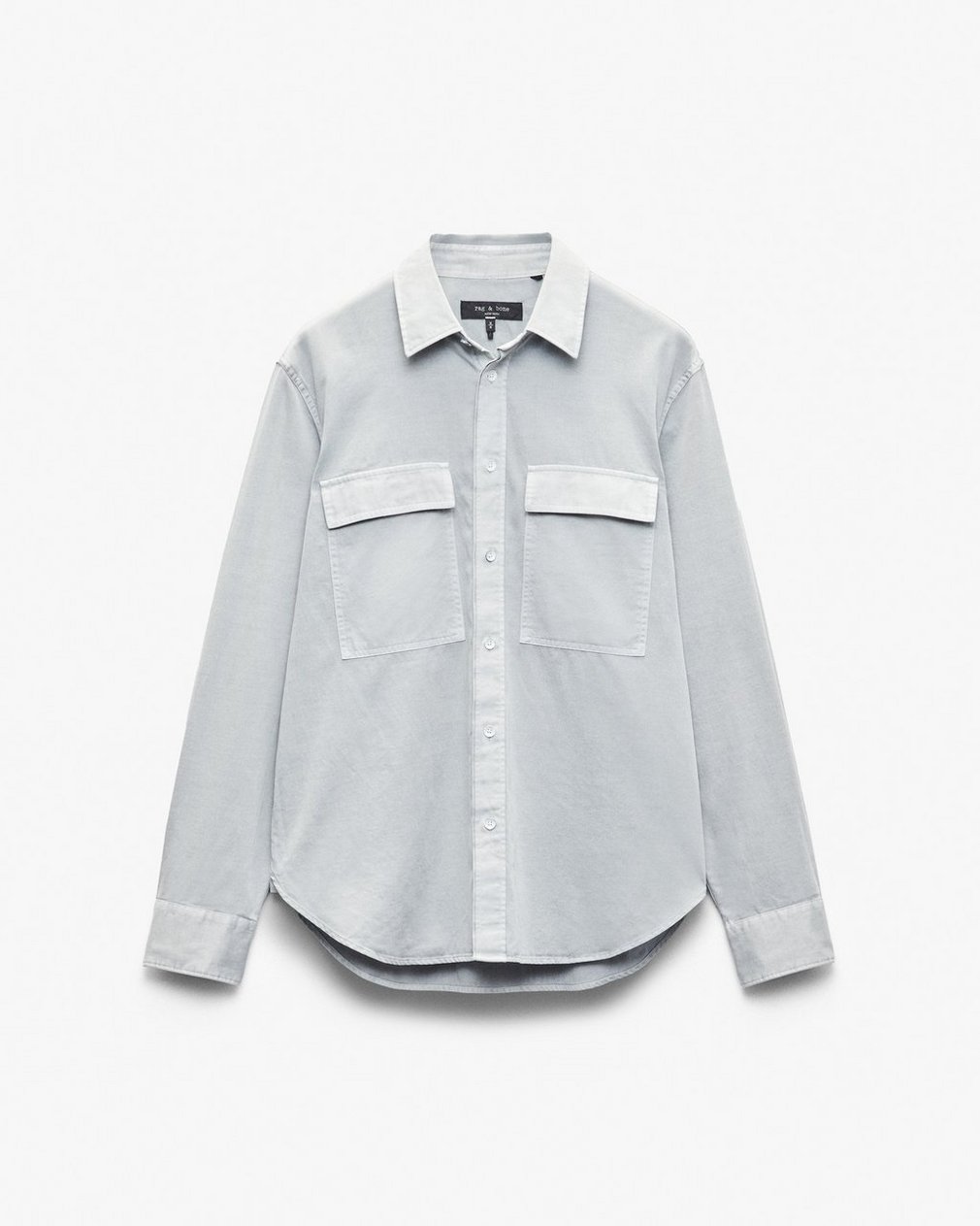 Finch Overdyed Shirt - Grey Ice - Image 2