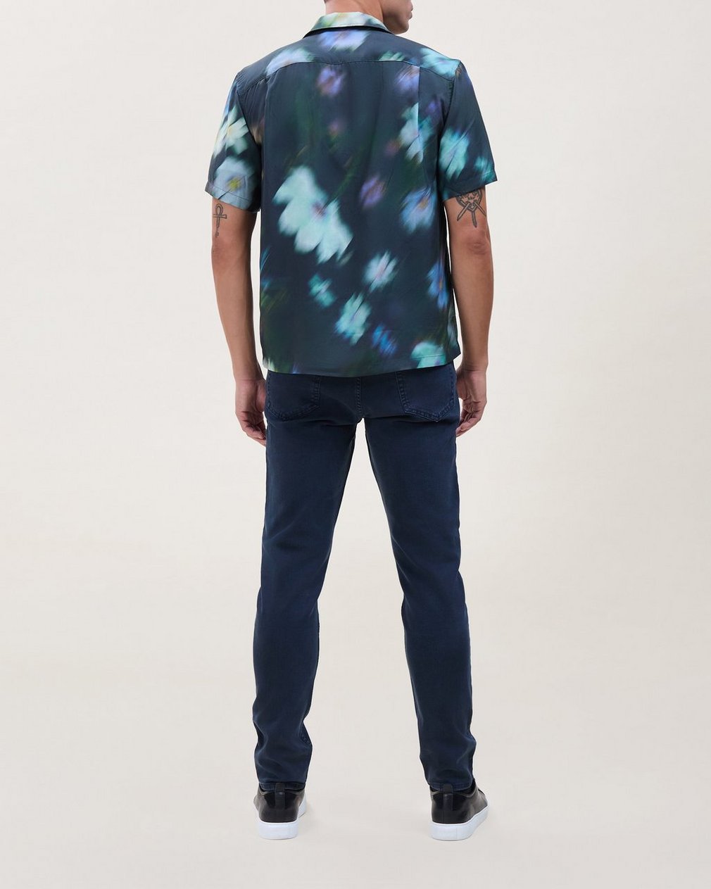 Alan Printed Shirt - Blue Floral - Image 2