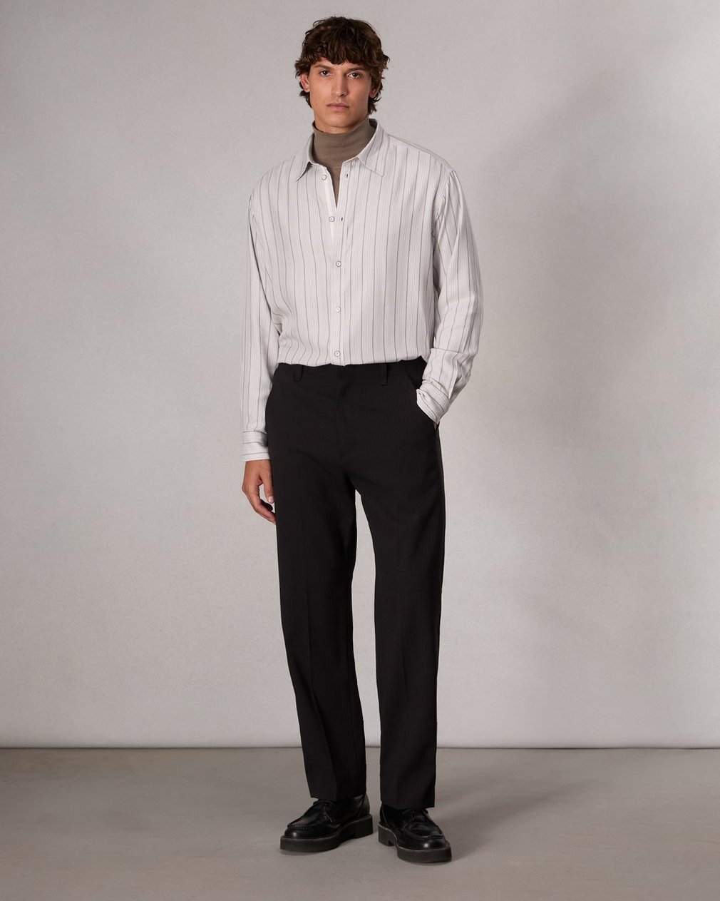 Matthew Striped Shirt - White Stripe - Image 3