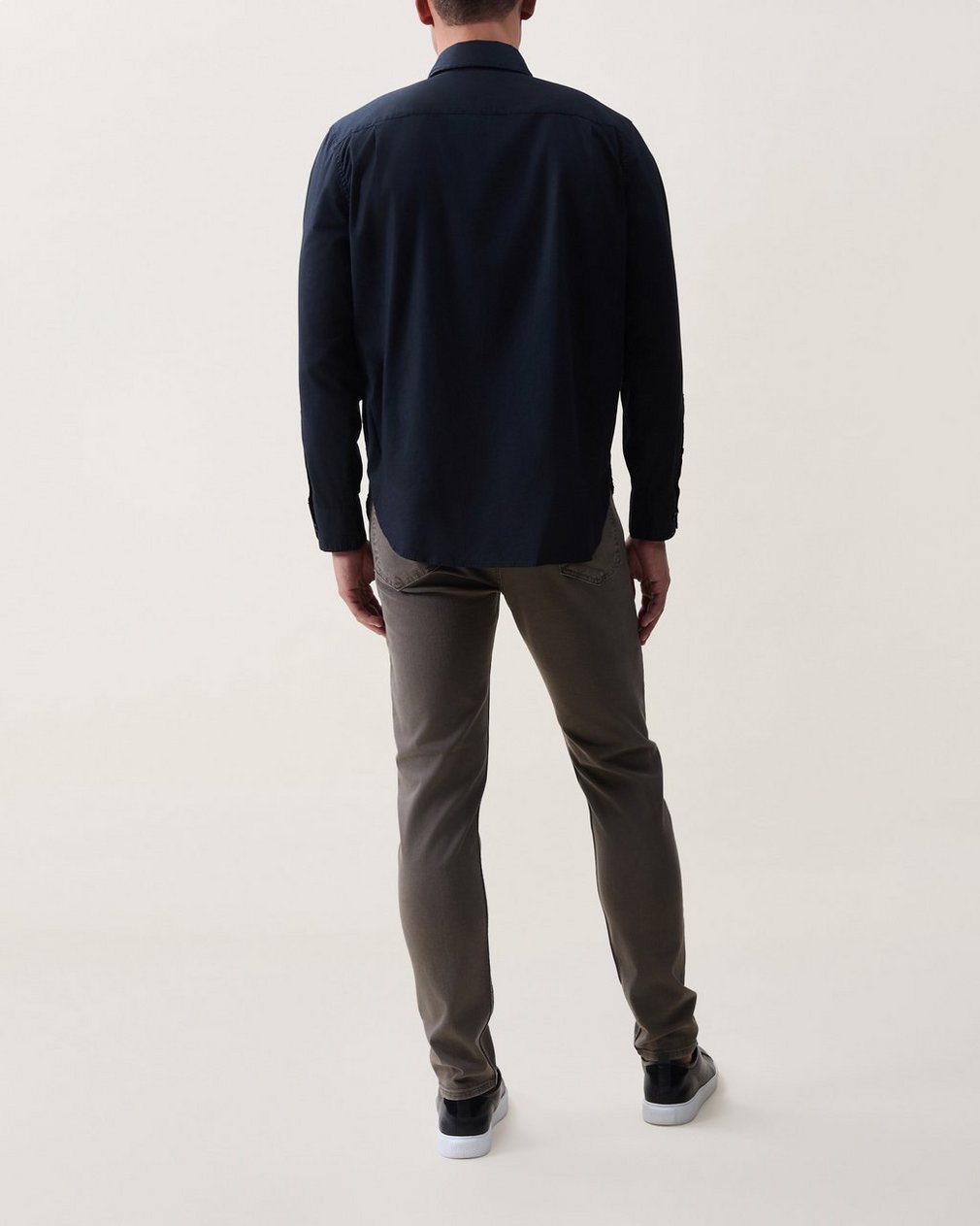 Griffin Poplin Shirt - Black - Image 2