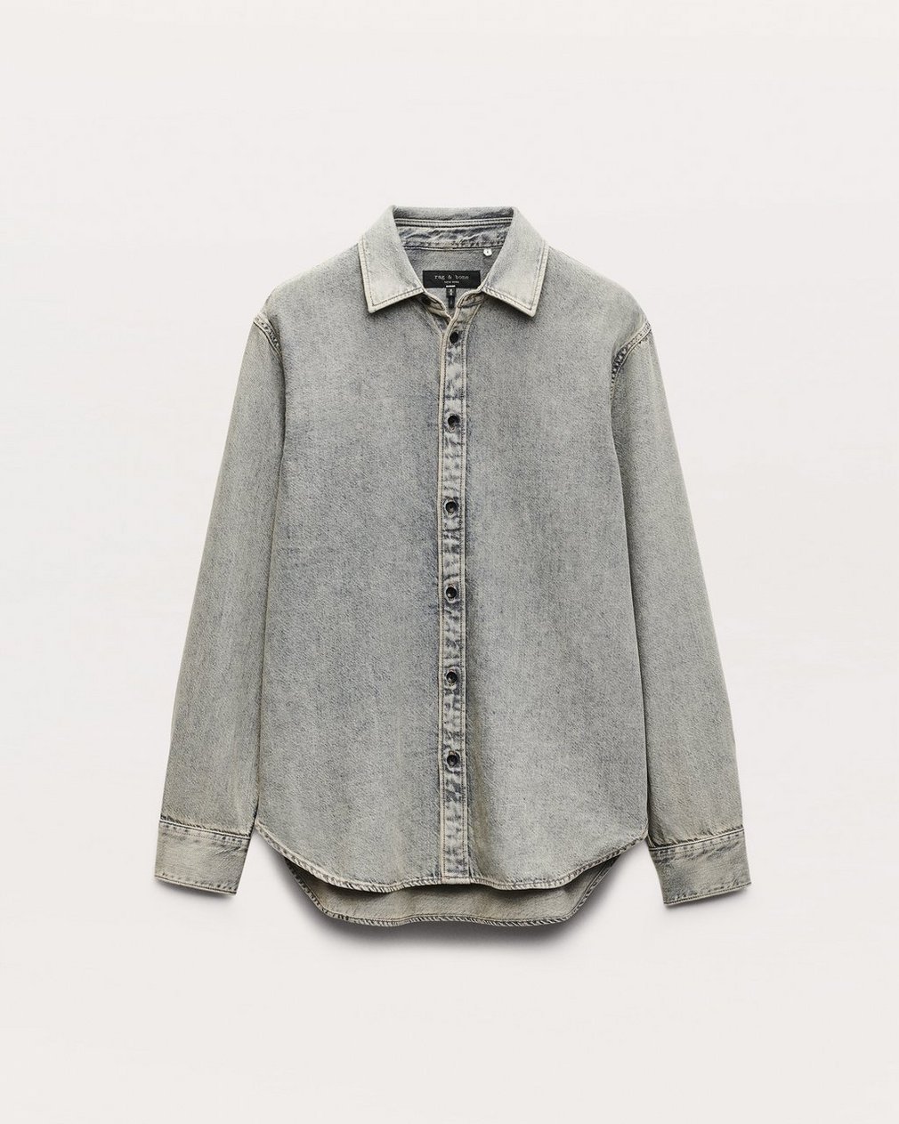 Finch Denim Shirt - Worn Bleach - Image 2