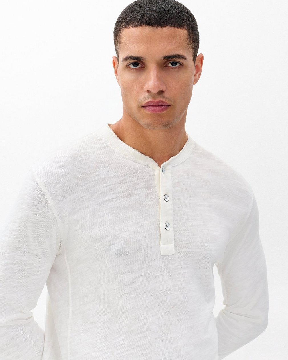 Classic Long-Sleeve Men's Henley - Image 4