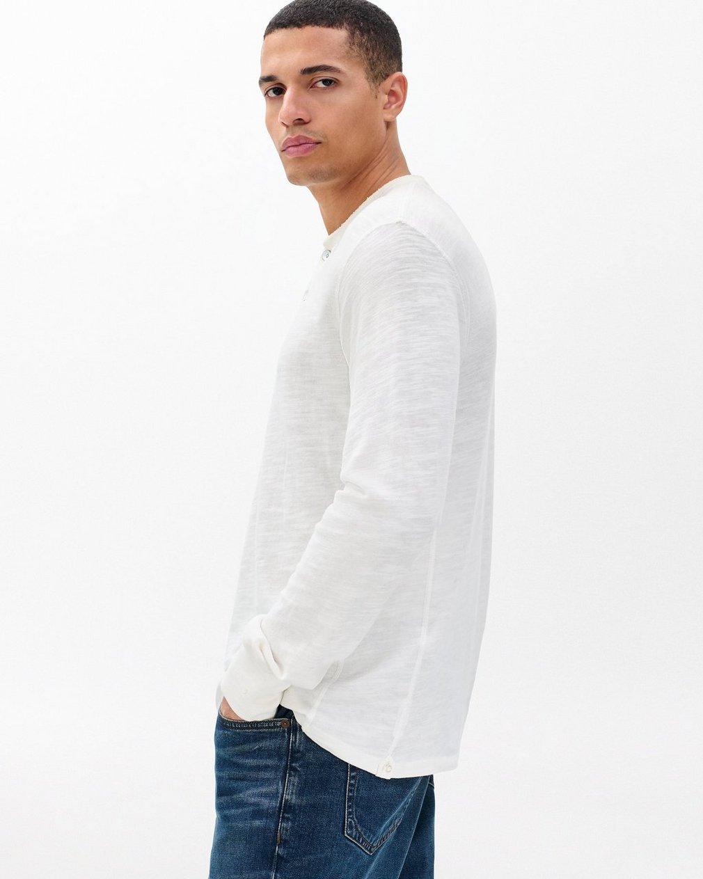 Classic Long-Sleeve Men's Henley - Image 5