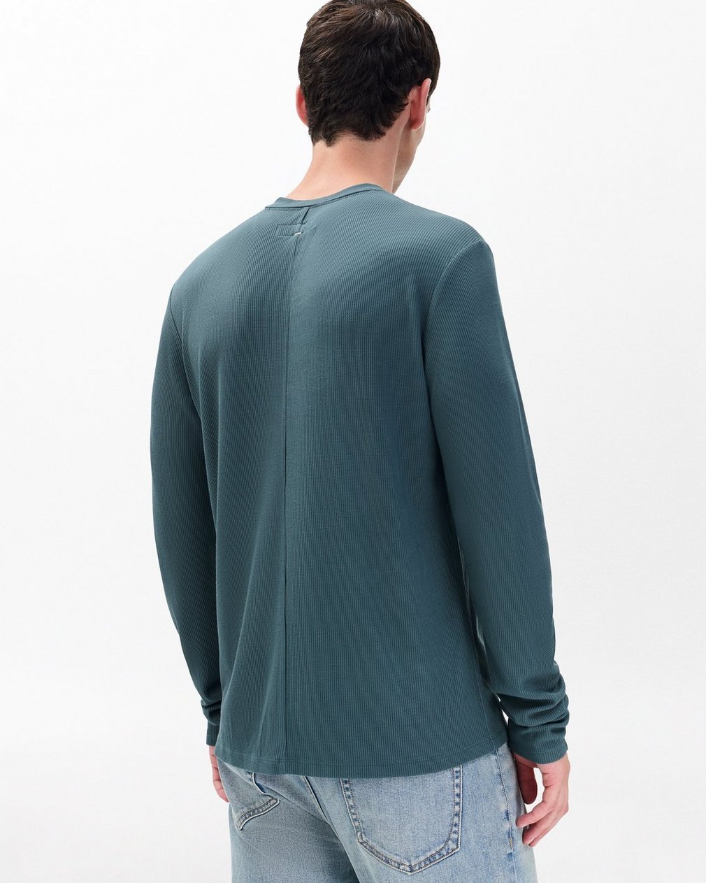 Tech Waffle Henley - Slate - Image 6