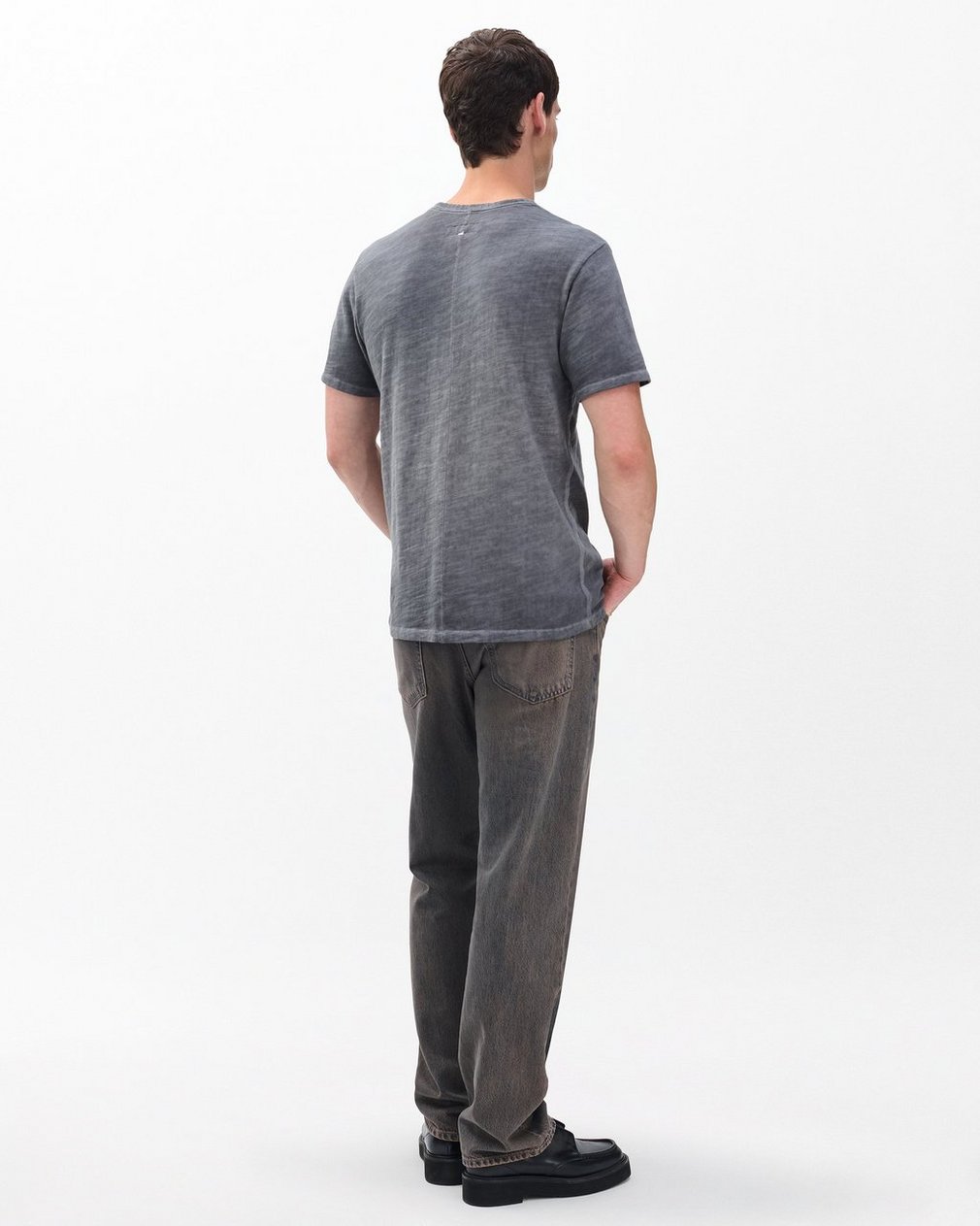 Washed Classic Flame Tee - Shade Grey - Image 5