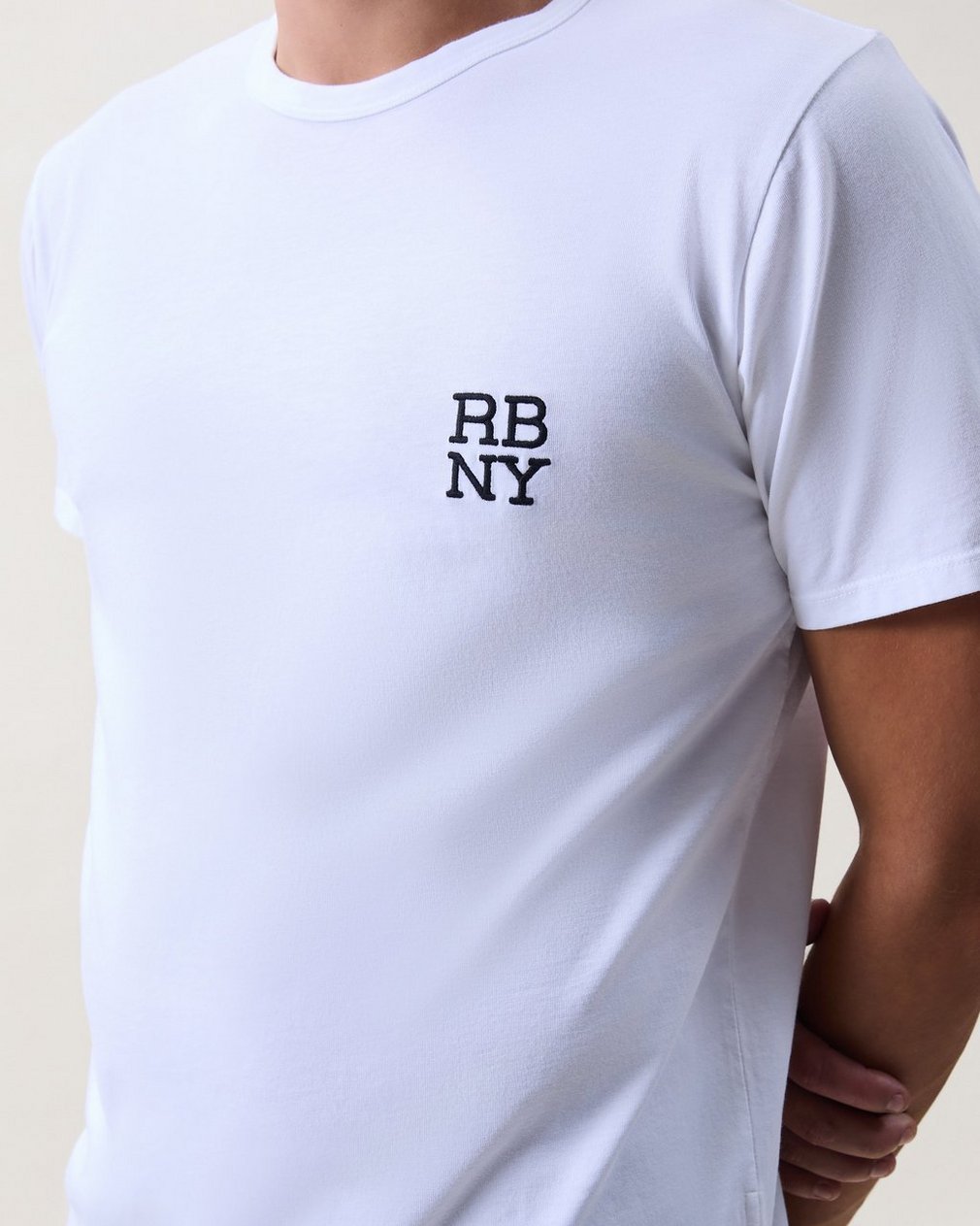 rb NY Logo Tee - White - Image 3