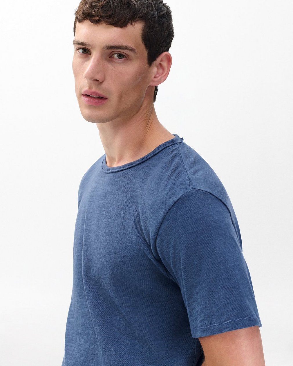Classic Flame Tee - Worn Indigo - Image 4