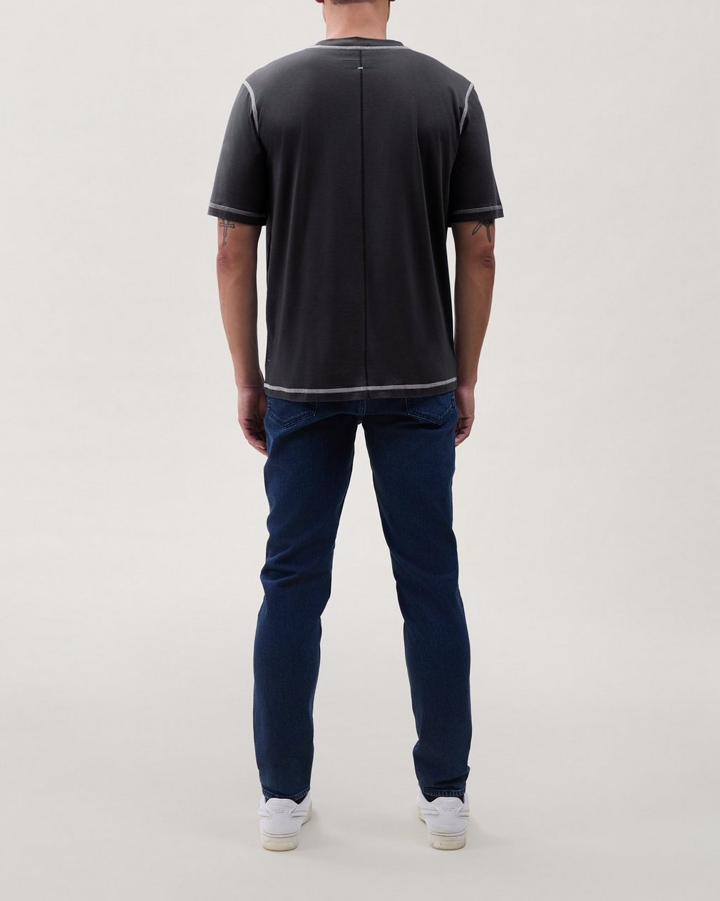 Matthew Relaxed Tee - Black - Image 2