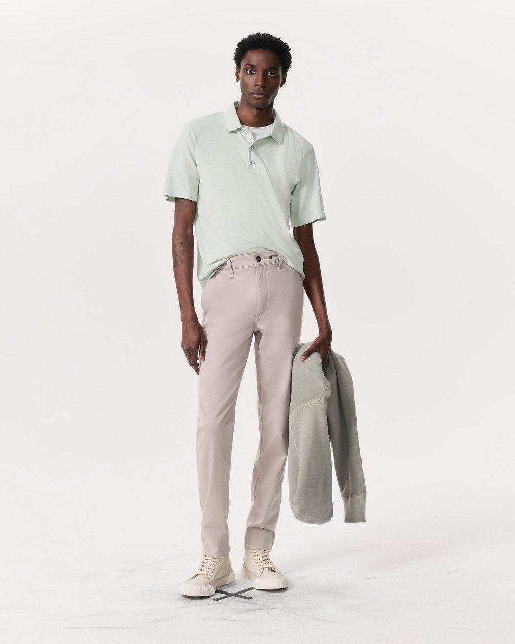 Classic Flame Polo Shirt - Light Teal - Image 4