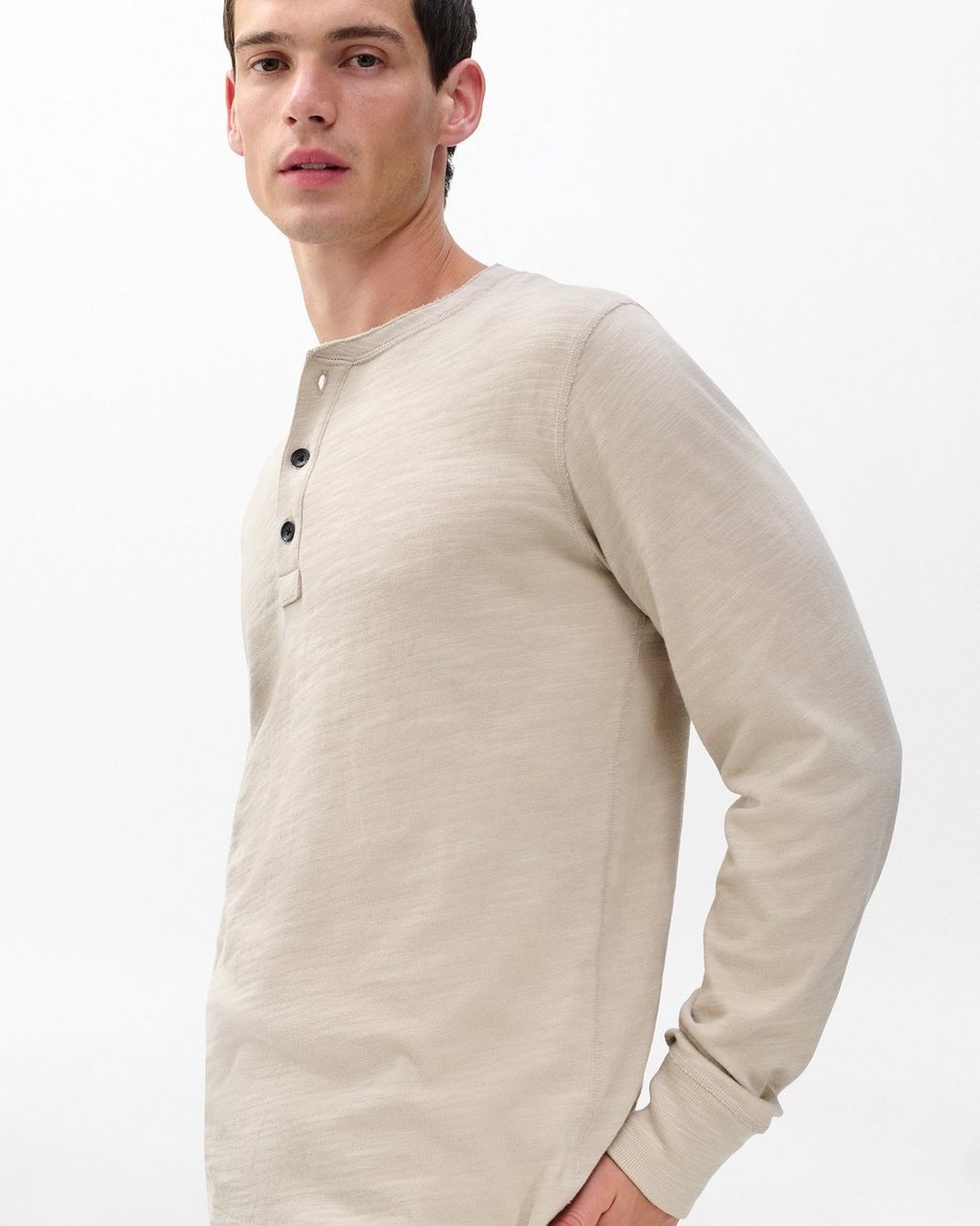 Classic Flame Henley - Dust - Image 4