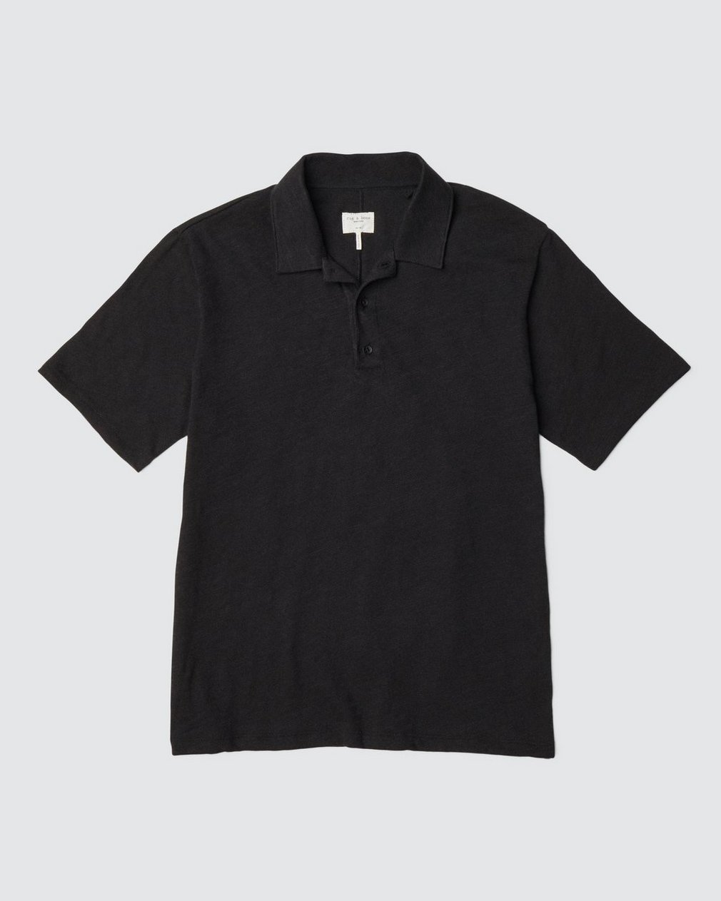 Classic Flame Polo Shirt - Black - Image 2