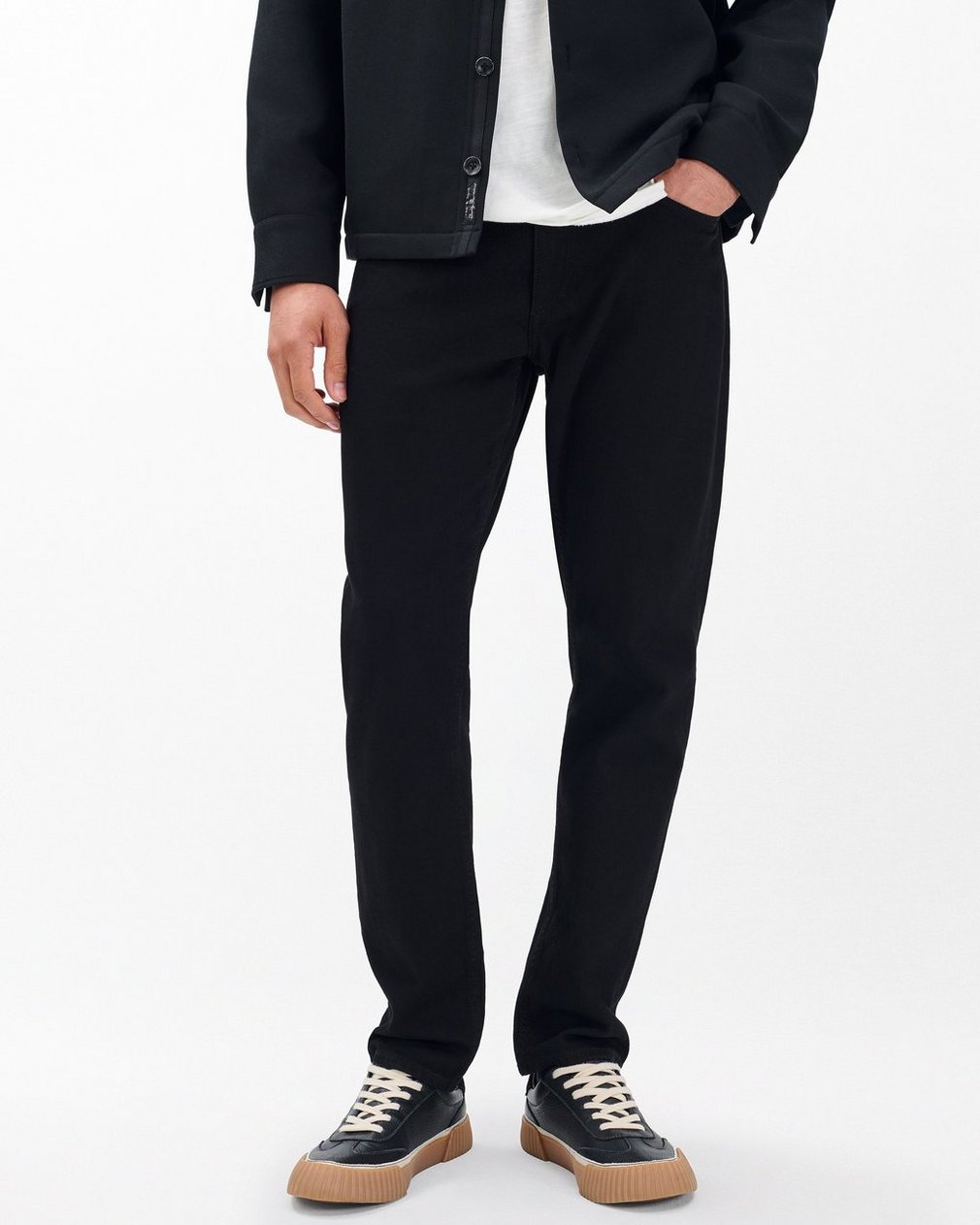Jones Leather Sneakers - Black - Image 2