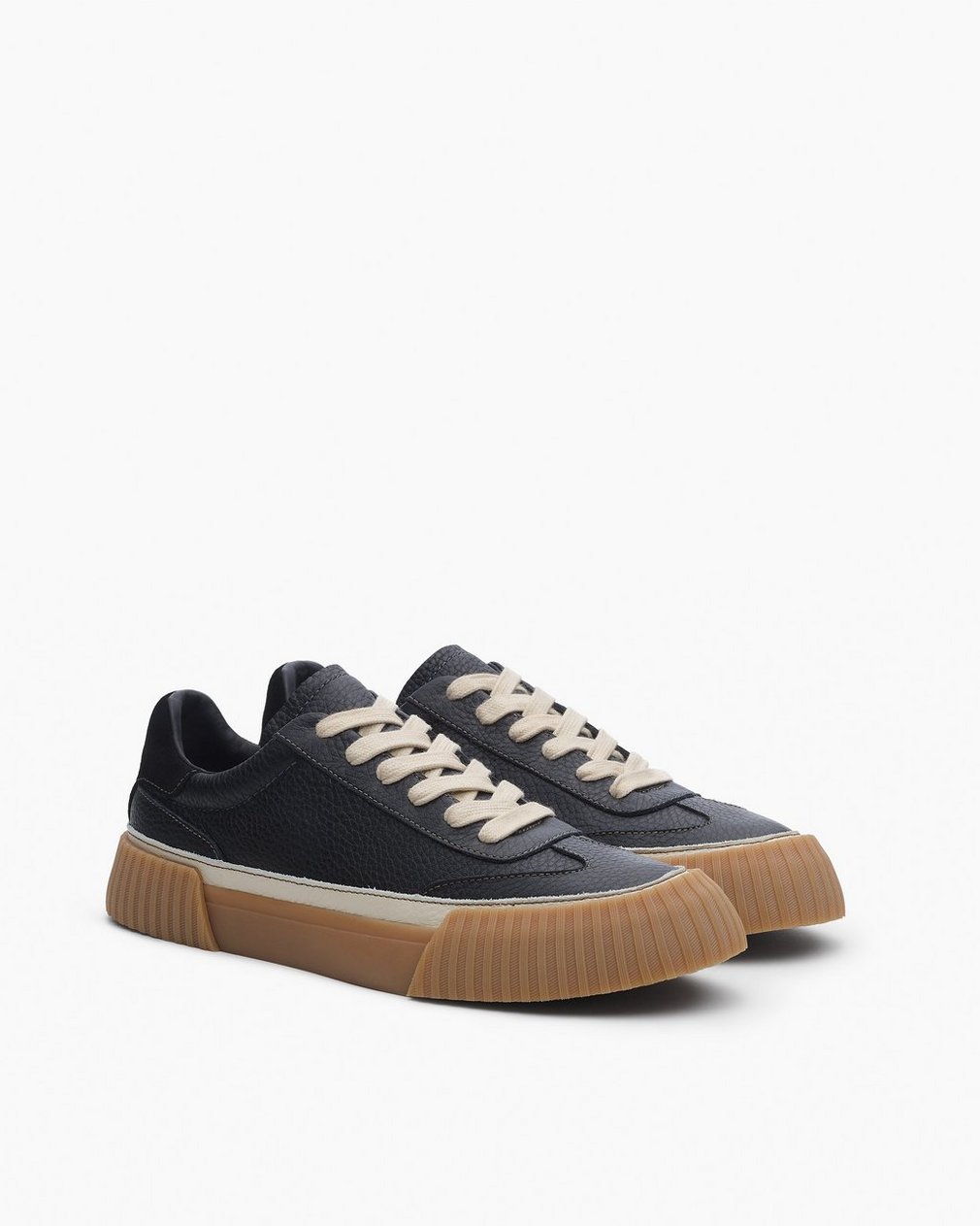 Jones Leather Sneakers - Black - Image 4