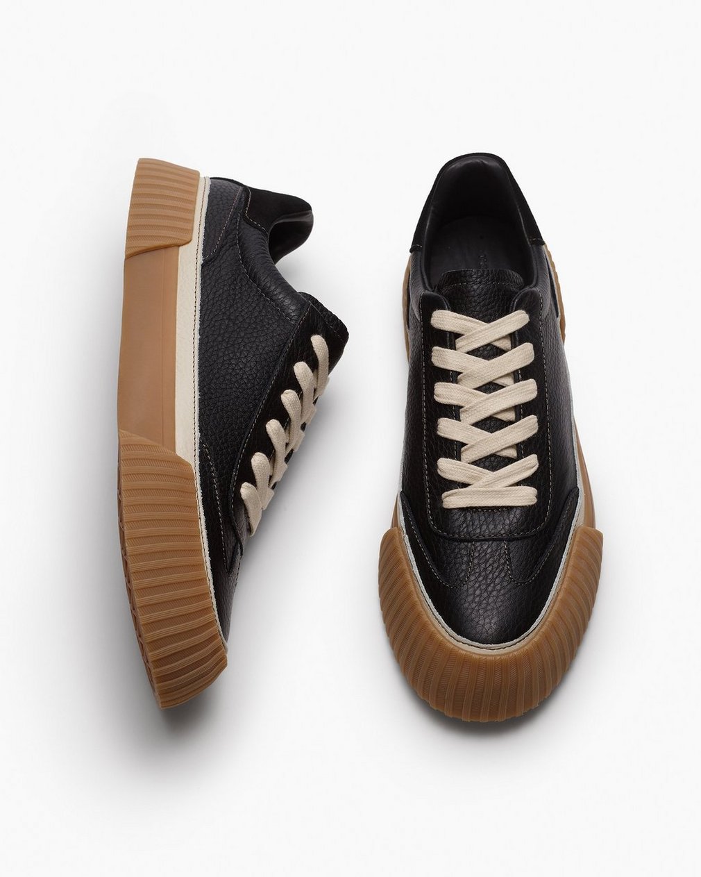Jones Leather Sneakers - Black - Image 5