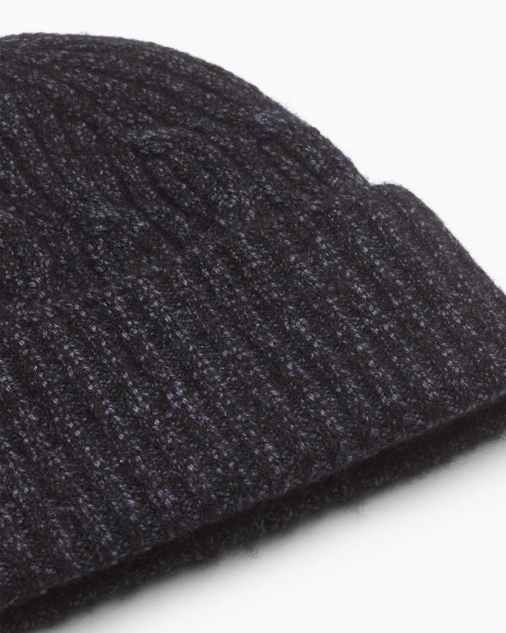 Cable-Knit Beanie - Navy Multi - Image 3