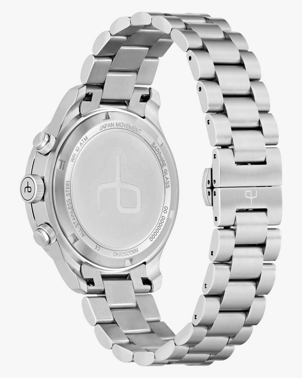 Reid Chronograph Bracelet Watch, 42mm - Silver Blue - Image 6
