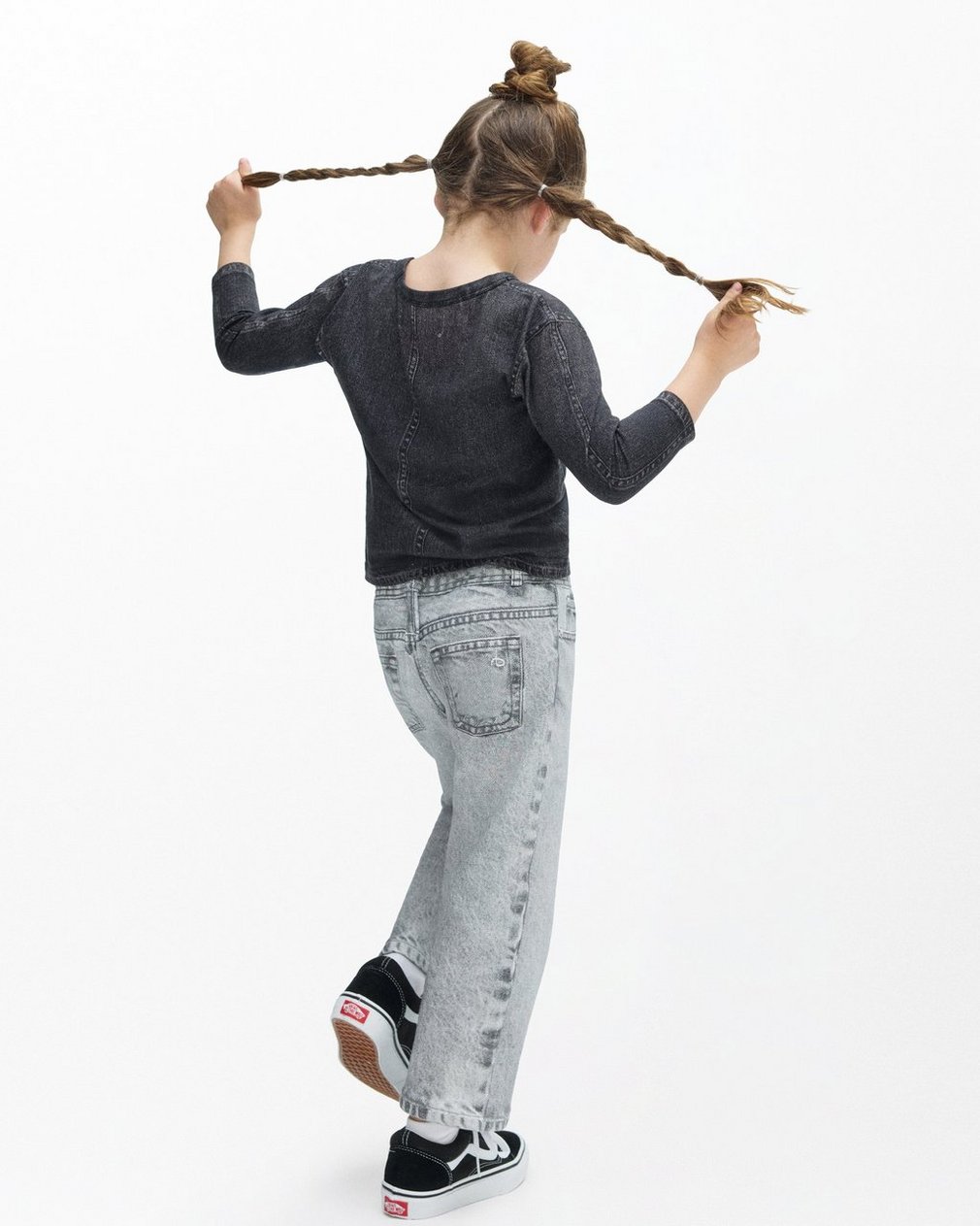 Mini Miramar Wide-Leg Pants - Icy Grey - Image 2
